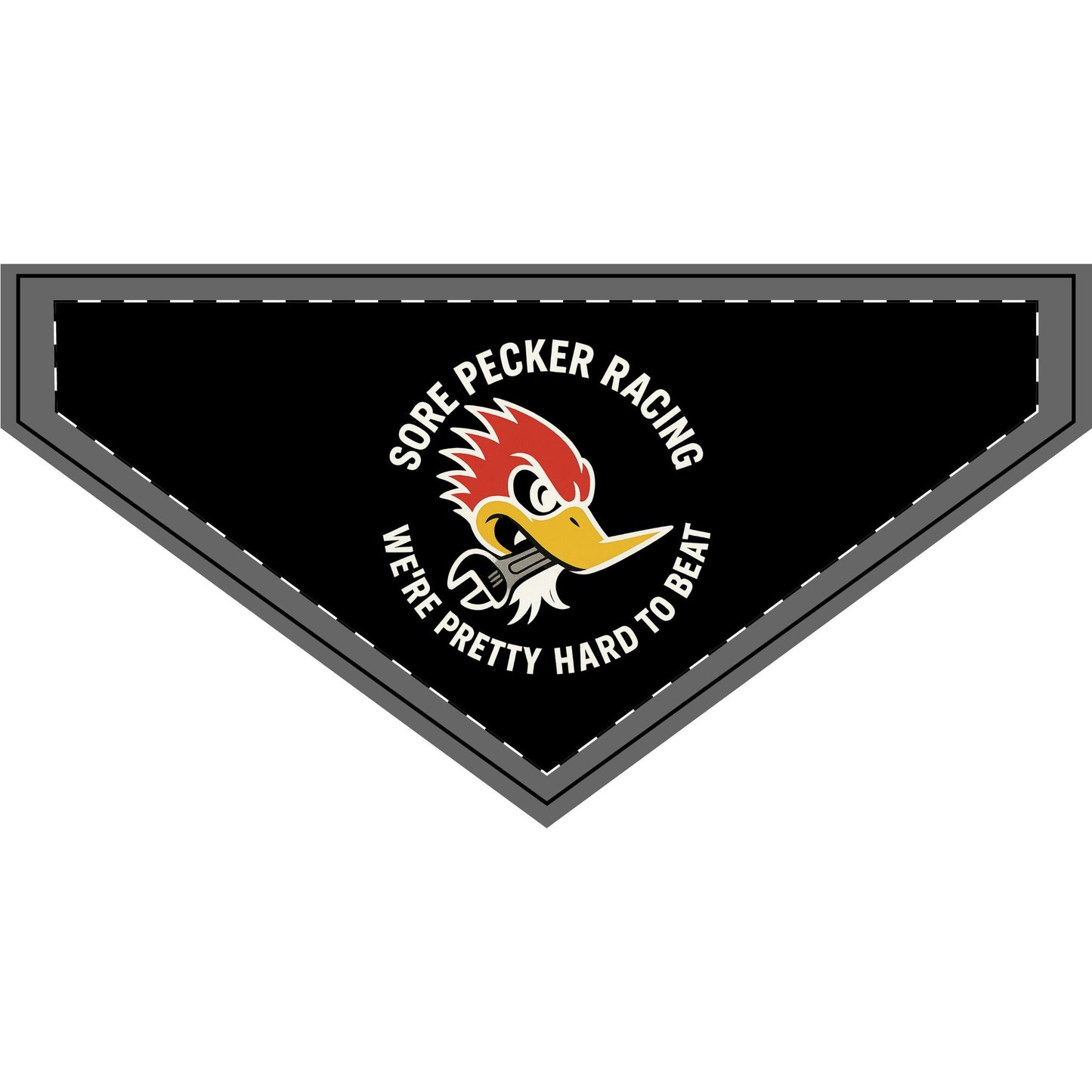 Clip-on Pet Bandana Sore Pecker Racing