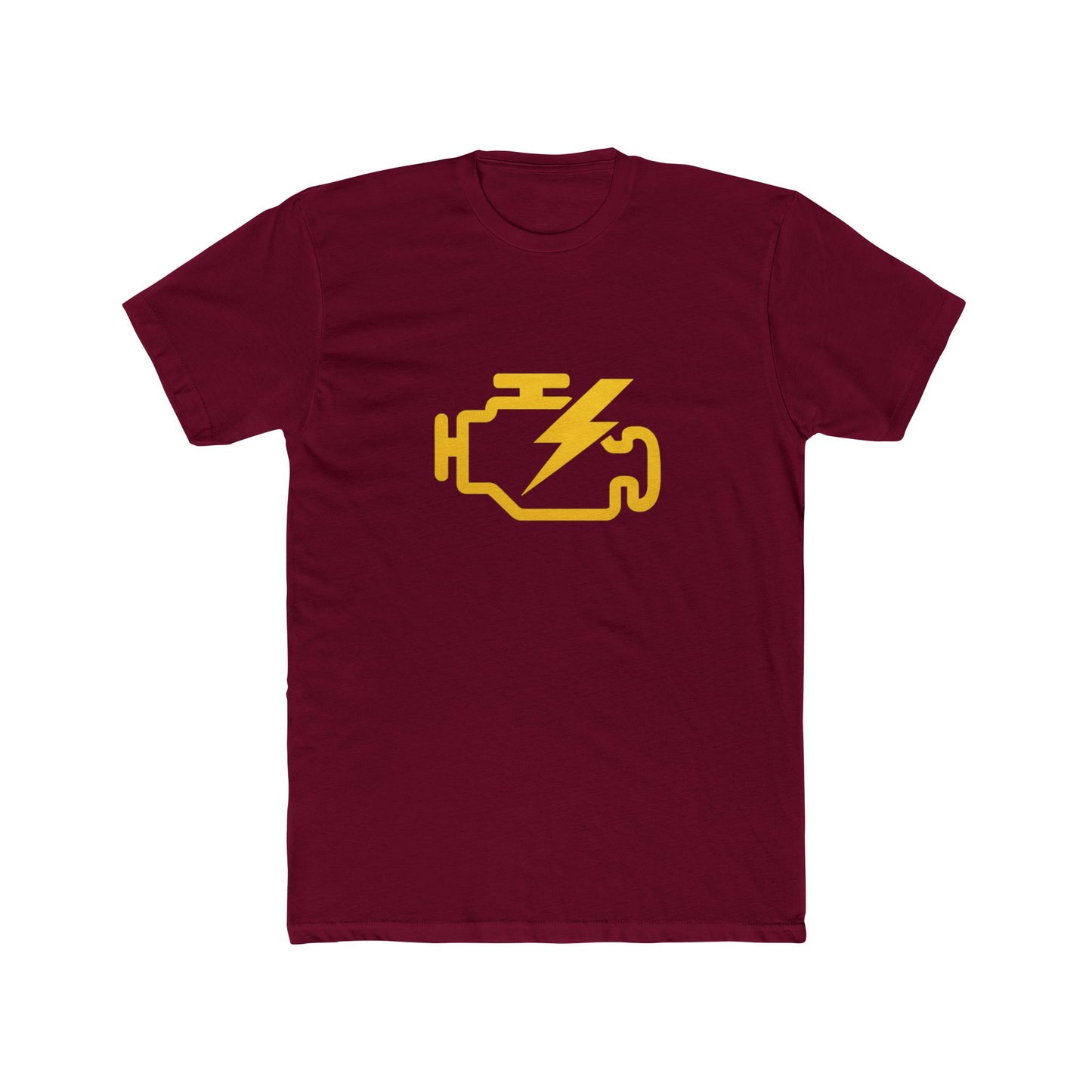 Funny Check Engine Light T-Shirt – Car Enthusiast Tee, Mechanic Humor Shirt, Auto Repair Graphic Tee – 10 Colors