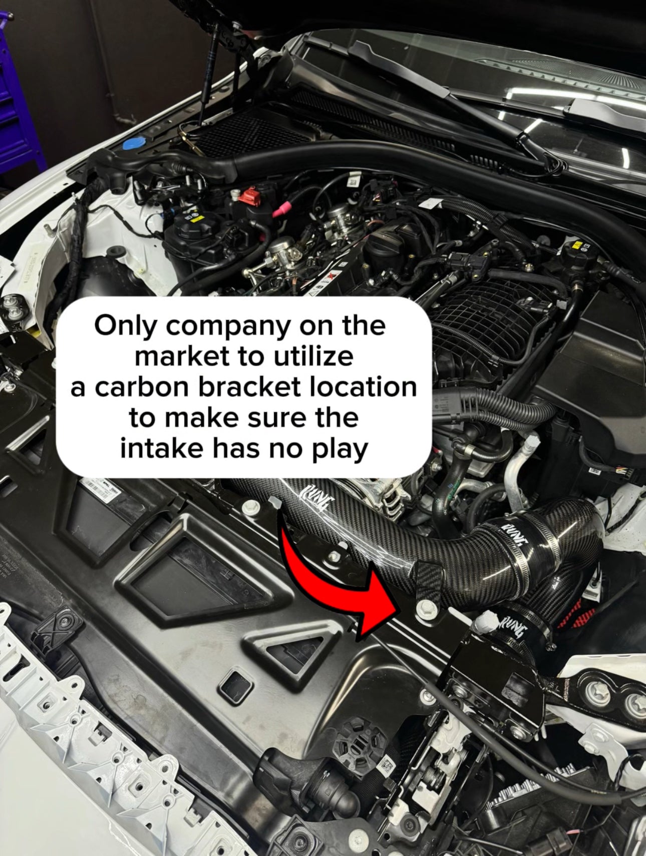 Rvng (G80,G82,G87) V2 S58 Full Carbon Front Mount Intake Kit