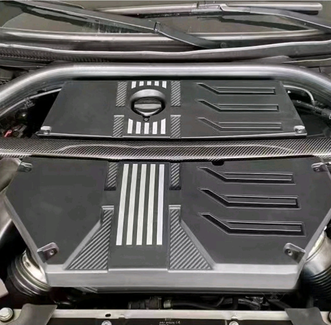 BMW X3M F97 Carbon Fiber Engine Strut Braces – Lightweight Performance Upgrade