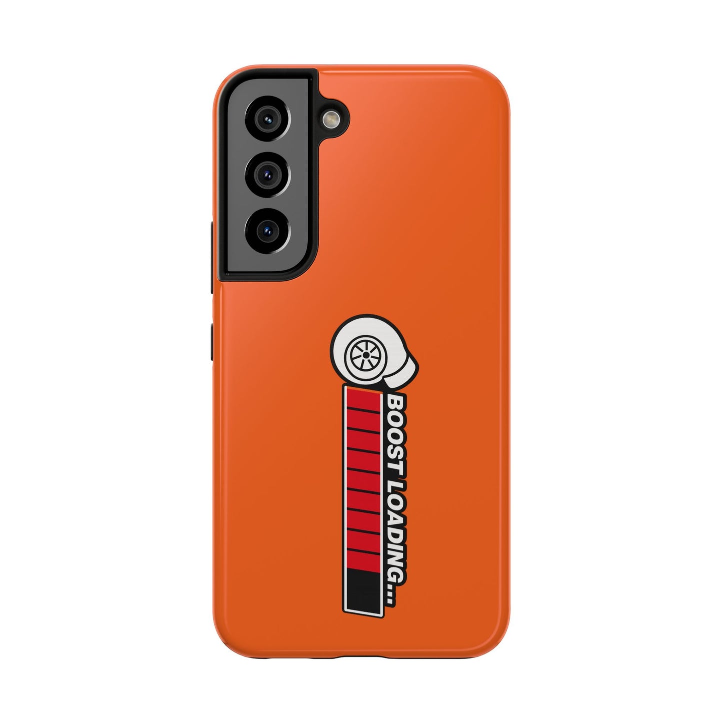Orange Boost Loading Tough Phone Case for Car iPhone or Samsung phones