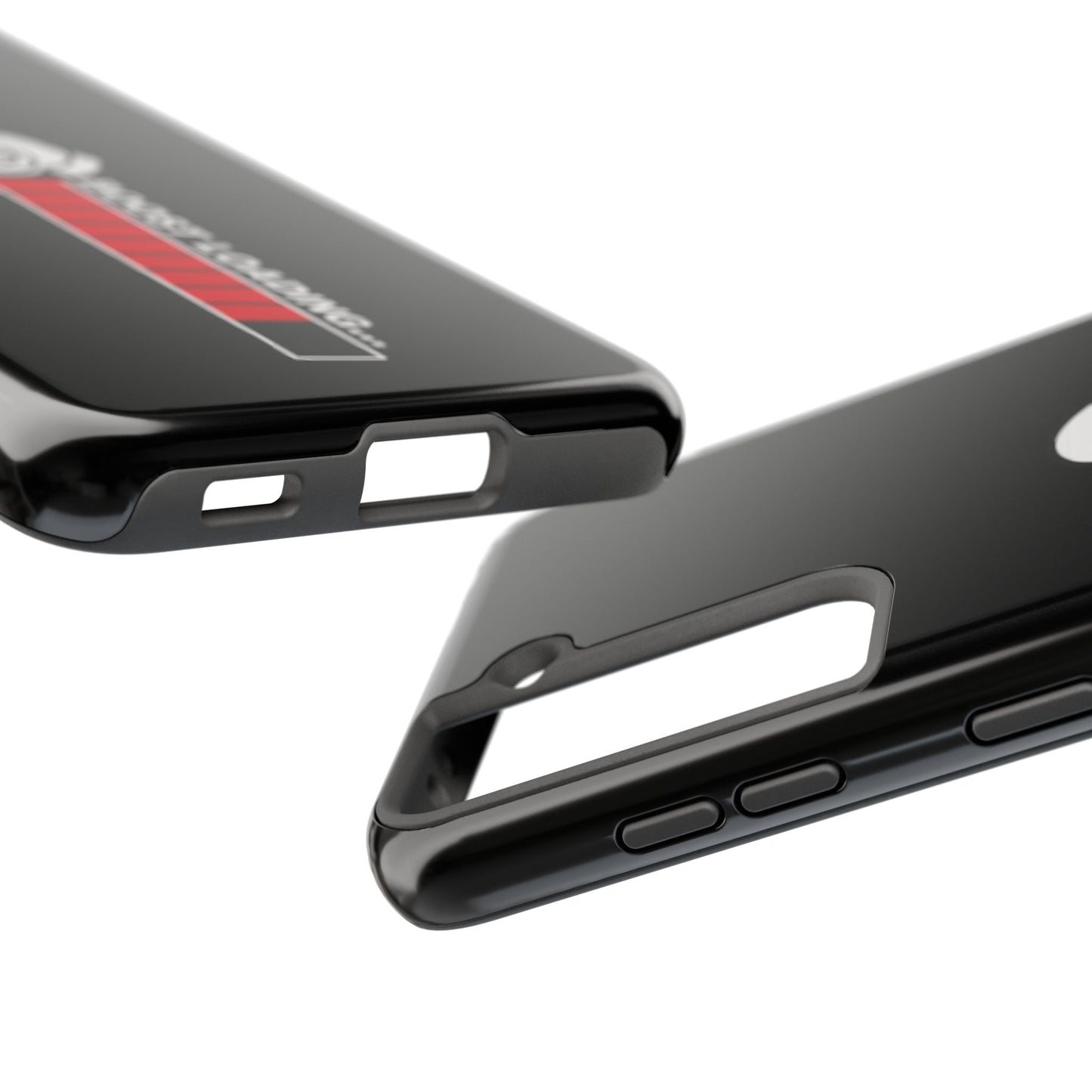 Black Boost Loading Tough Phone Case for iPhone or Samsung phones