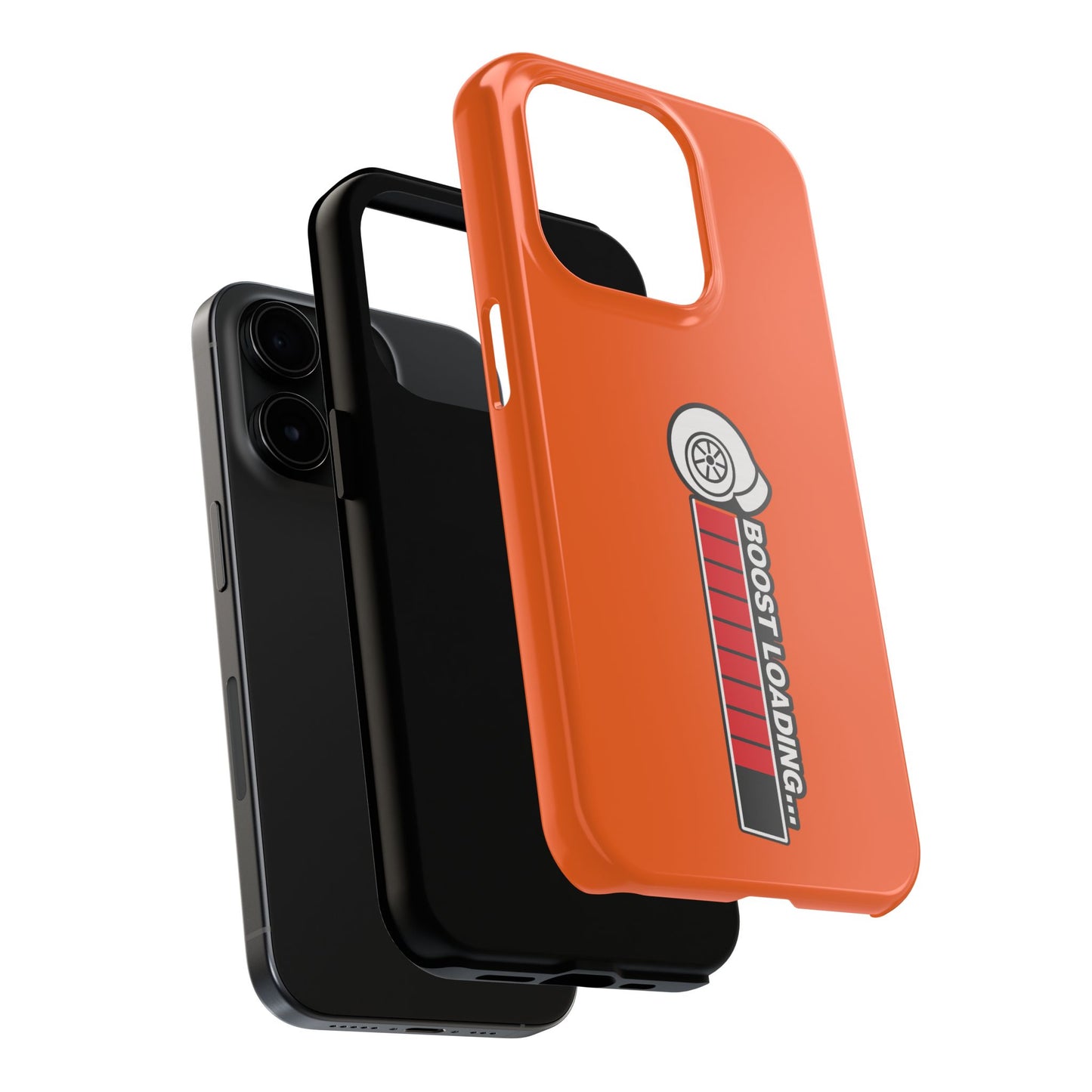 Orange Boost Loading Tough Phone Case for Car iPhone or Samsung phones