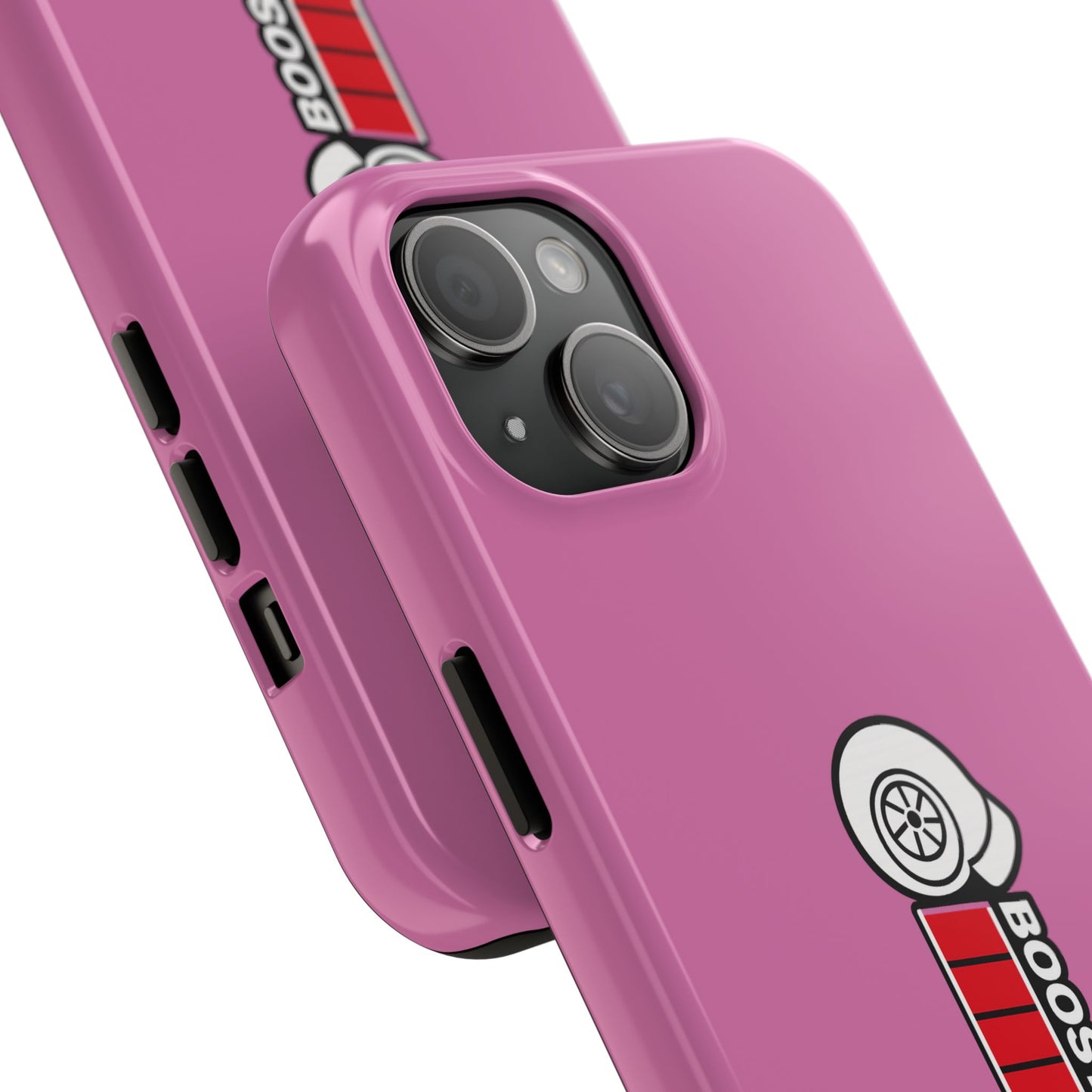 Pink Boost Loading Tough Phone Case for iPhone or Samsung phones