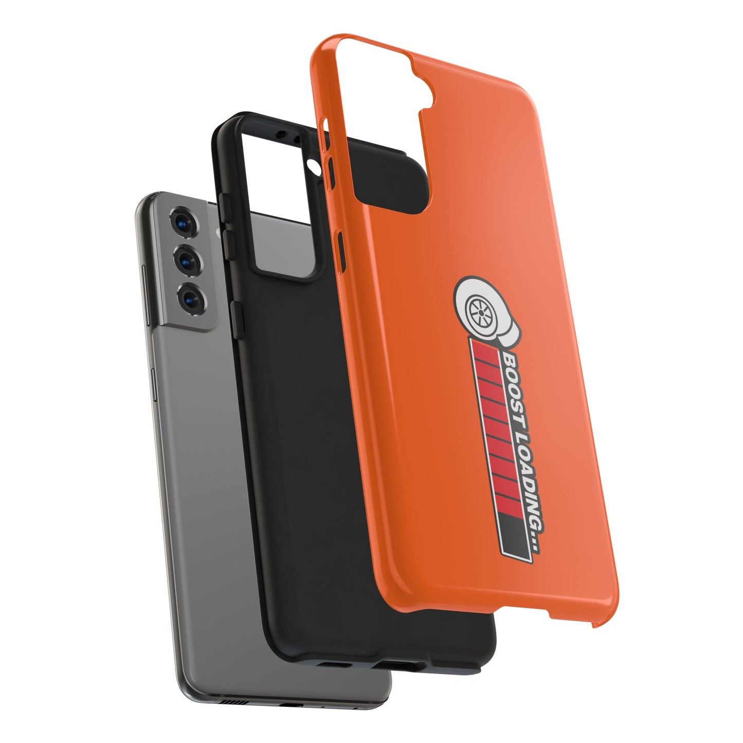 Orange Boost Loading Tough Phone Case for Car iPhone or Samsung phones