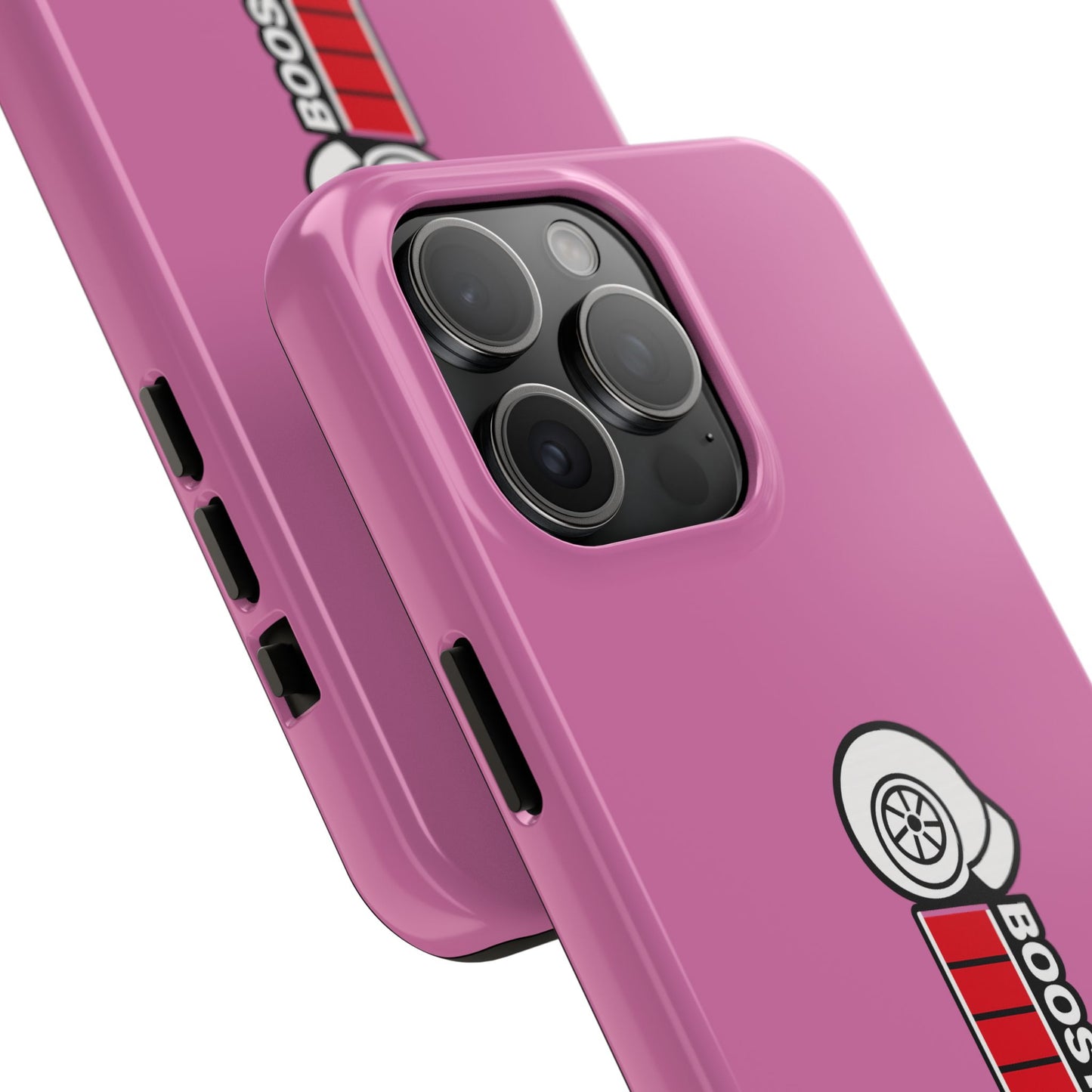 Pink Boost Loading Tough Phone Case for iPhone or Samsung phones