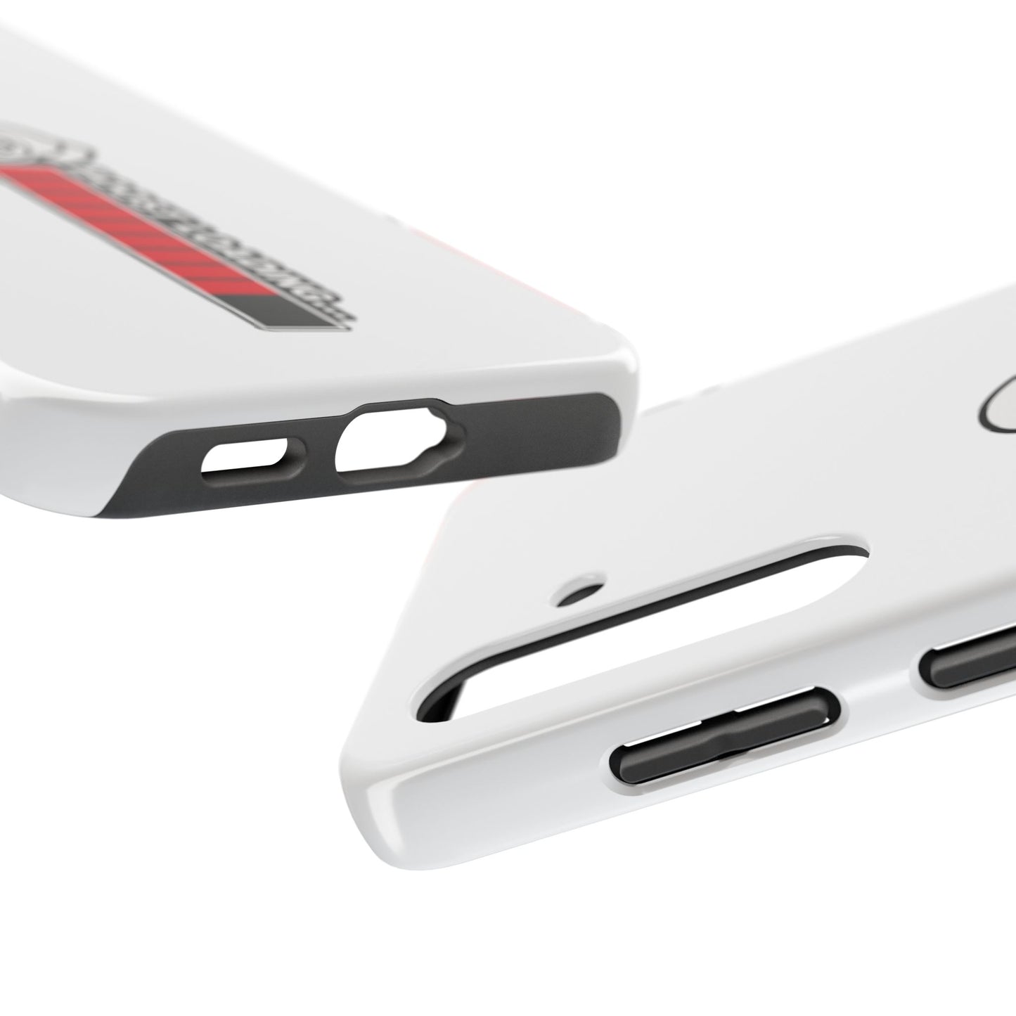 White Boost Loading Tough Phone Case For Apple or Samsung