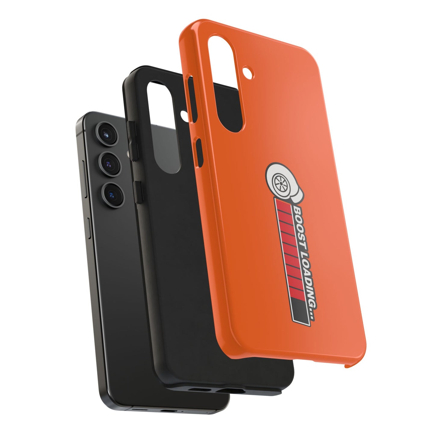 Orange Boost Loading Tough Phone Case for Car iPhone or Samsung phones