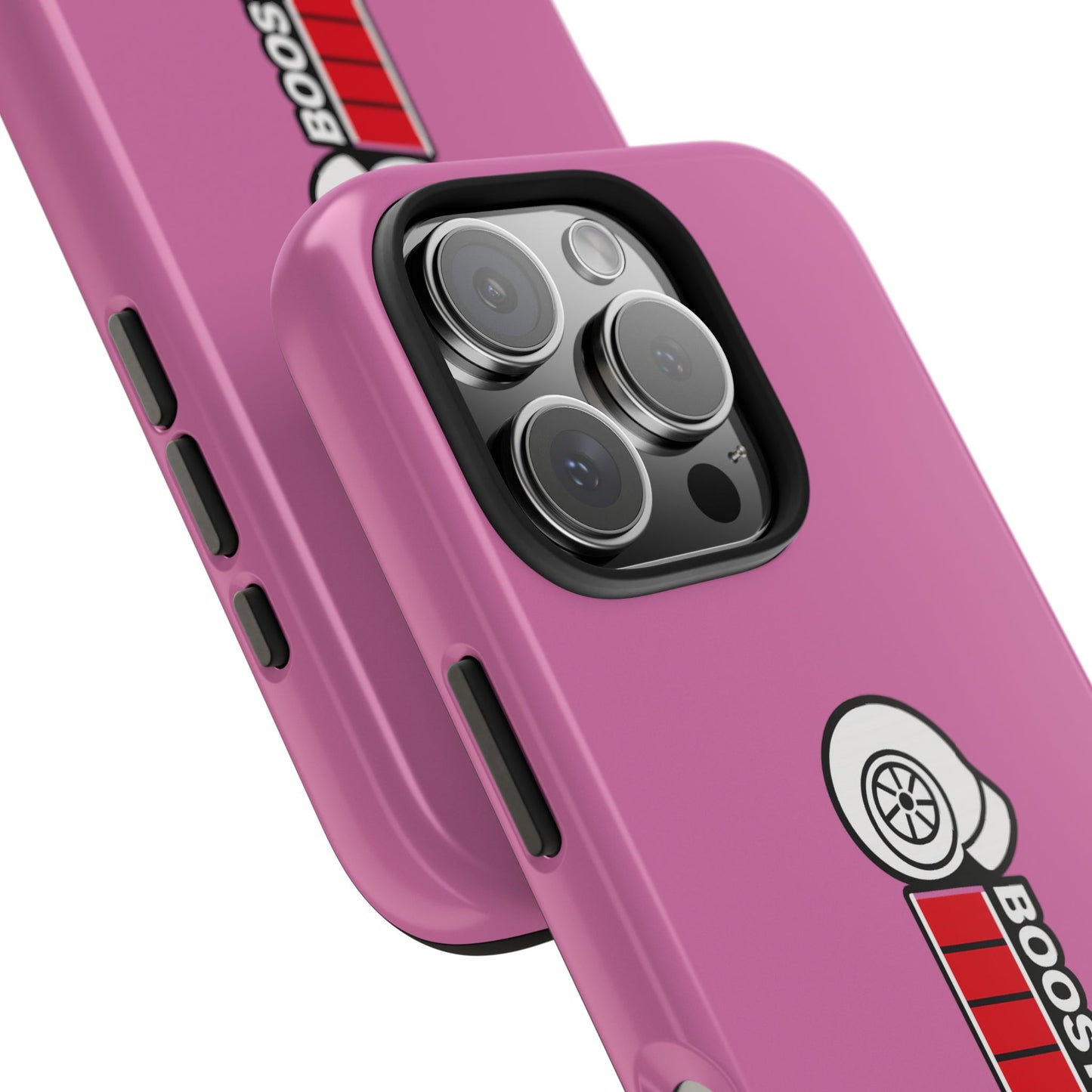 Pink Boost Loading Tough Phone Case for iPhone or Samsung phones