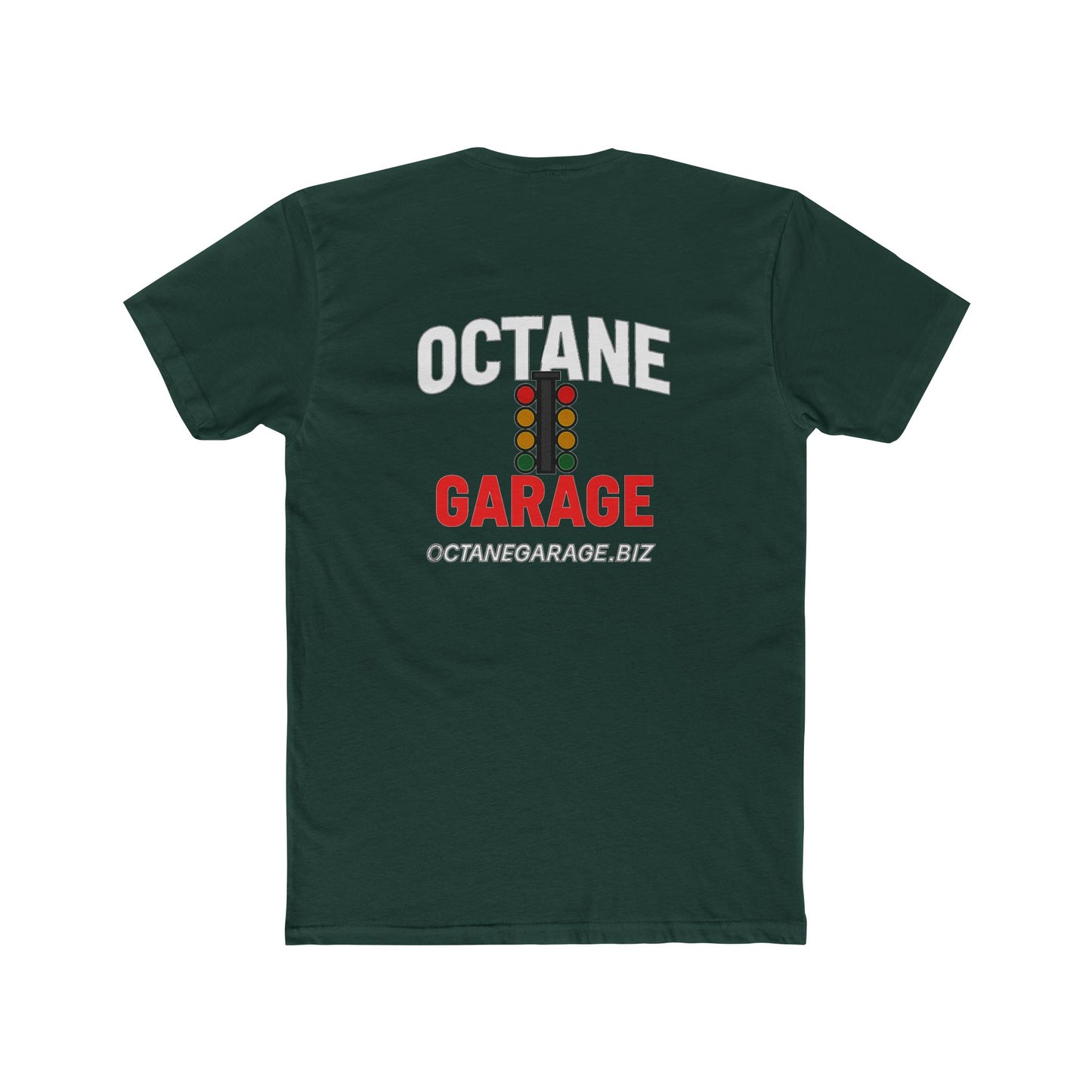 Octane Garage Drag Racing Logo T-Shirt Car Enthusiast Racing Tee