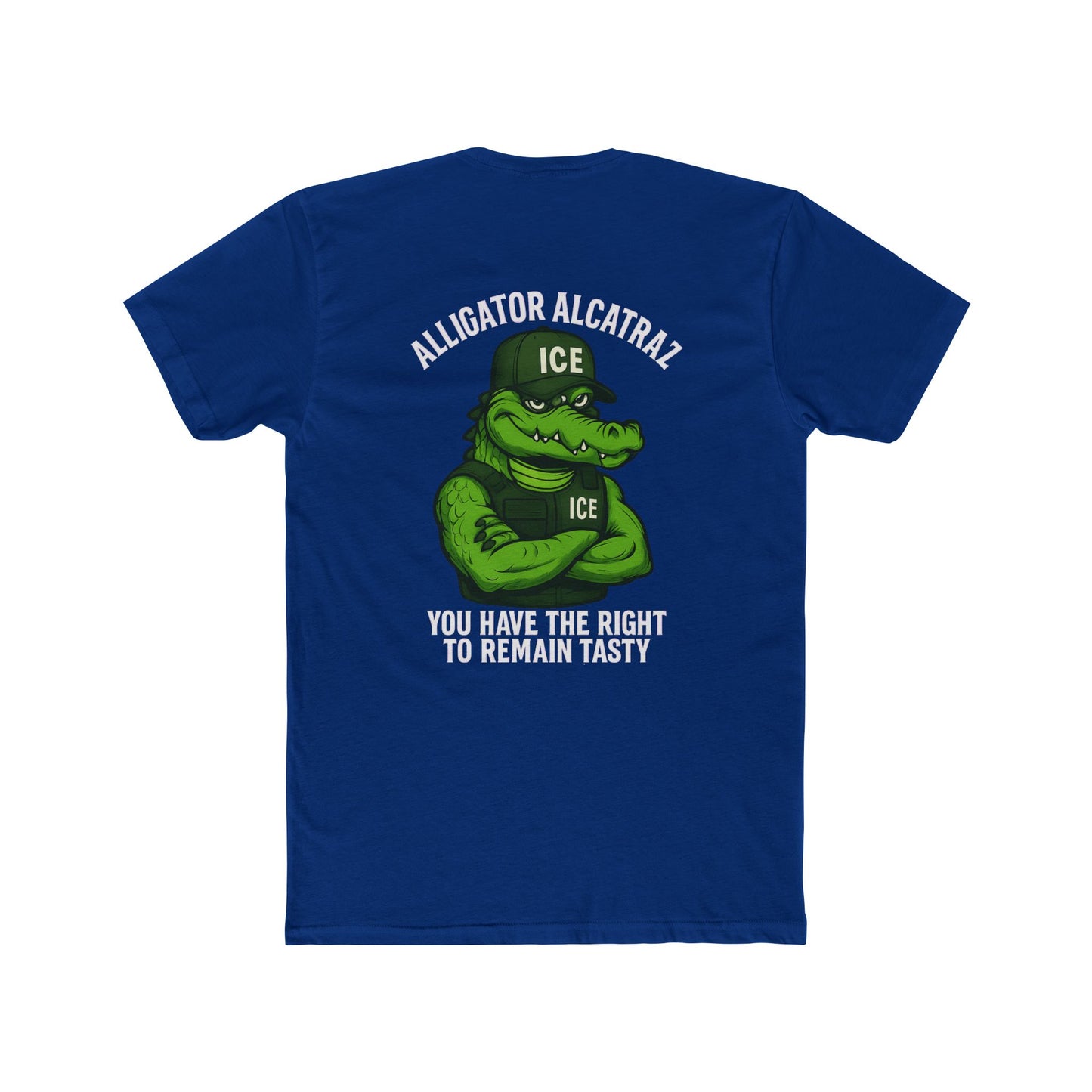 Funny Alligator Alcatraz T-Shirt - You Have the Right to Remain Tasty 10 Colors