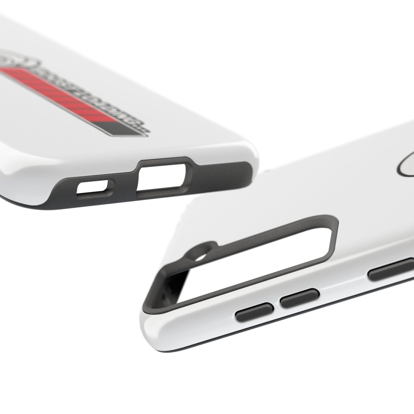 White Boost Loading Tough Phone Case For Apple or Samsung