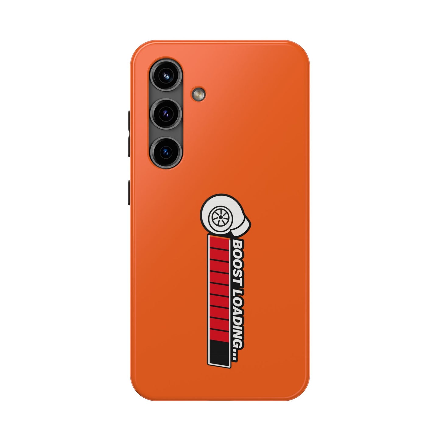 Orange Boost Loading Tough Phone Case for Car iPhone or Samsung phones