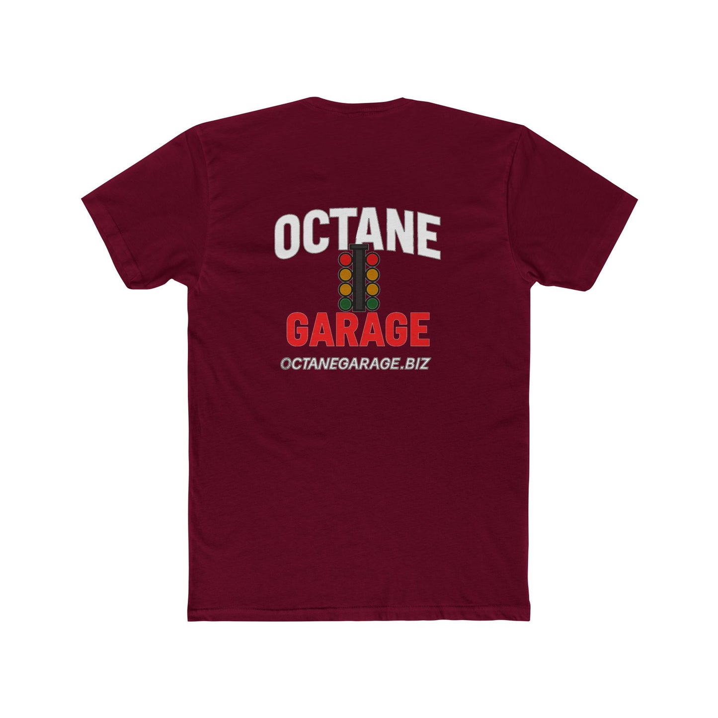 Octane Garage Drag Racing Logo T-Shirt Car Enthusiast Racing Tee