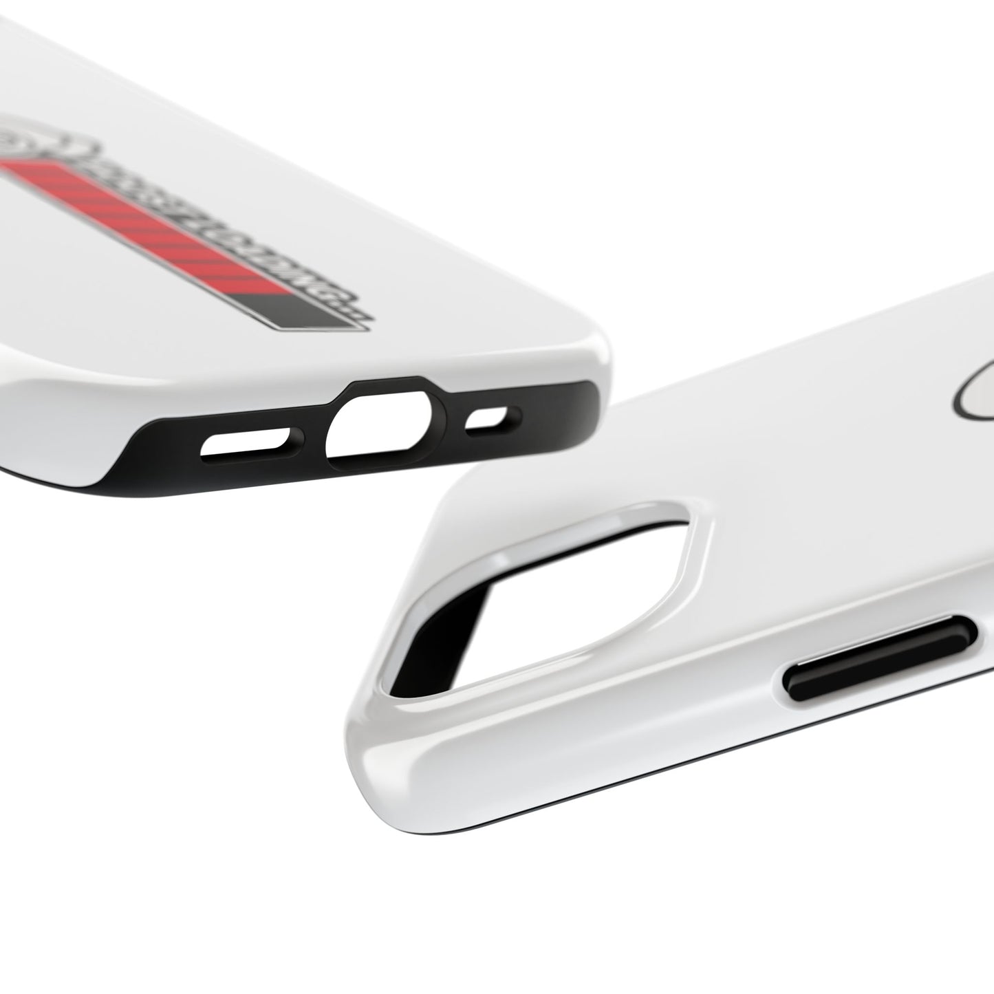 White Boost Loading Tough Phone Case For Apple or Samsung