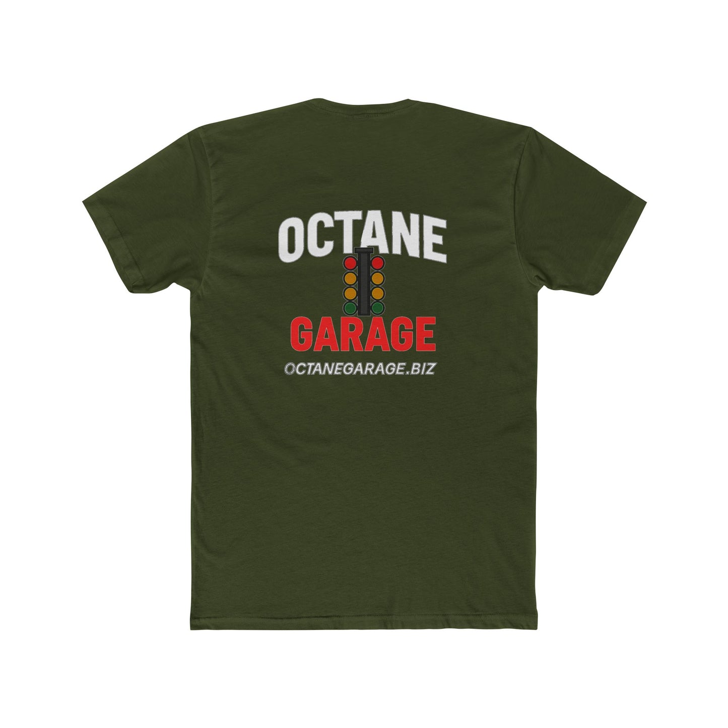 Octane Garage Drag Racing Logo T-Shirt Car Enthusiast Racing Tee