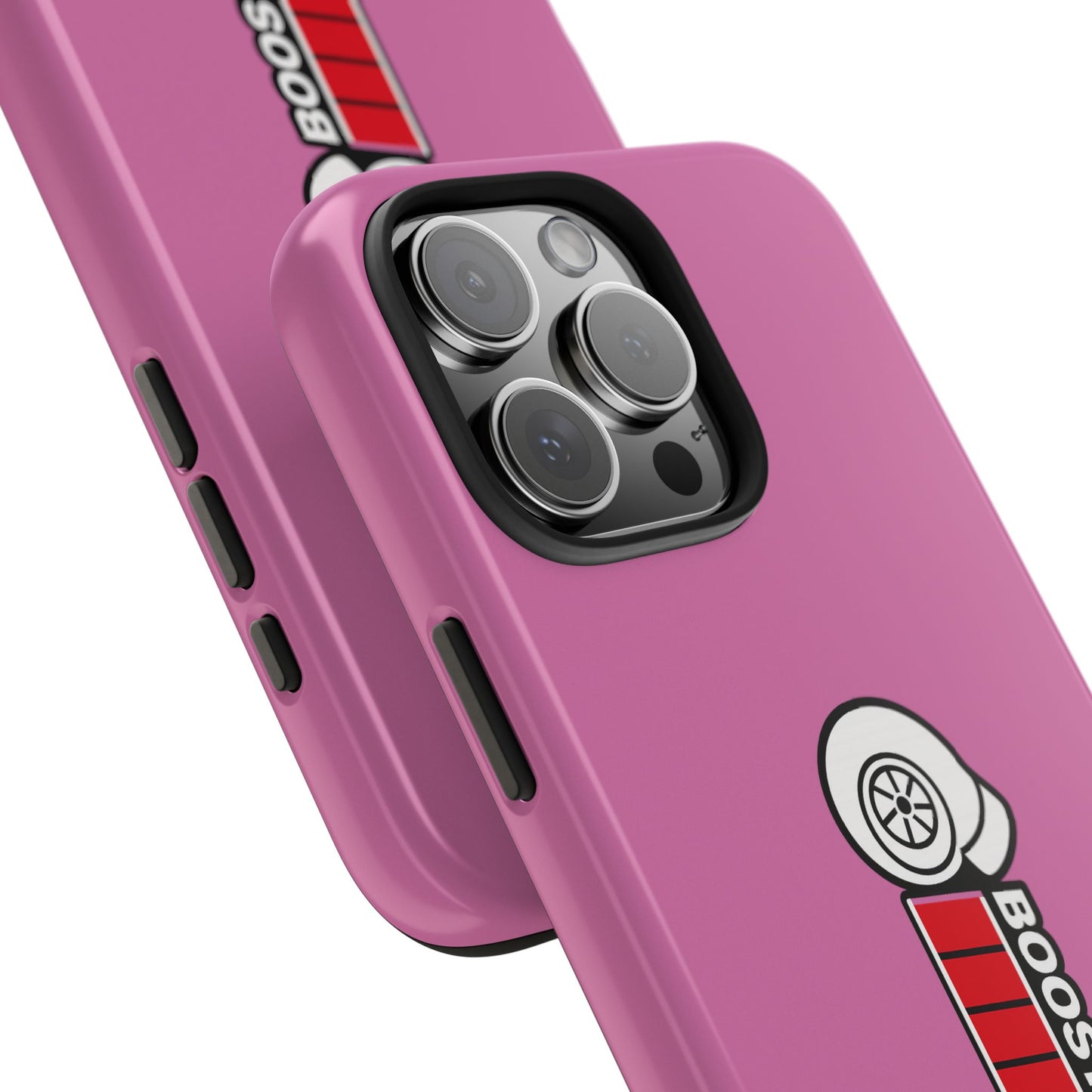 Pink Boost Loading Tough Phone Case for iPhone or Samsung phones