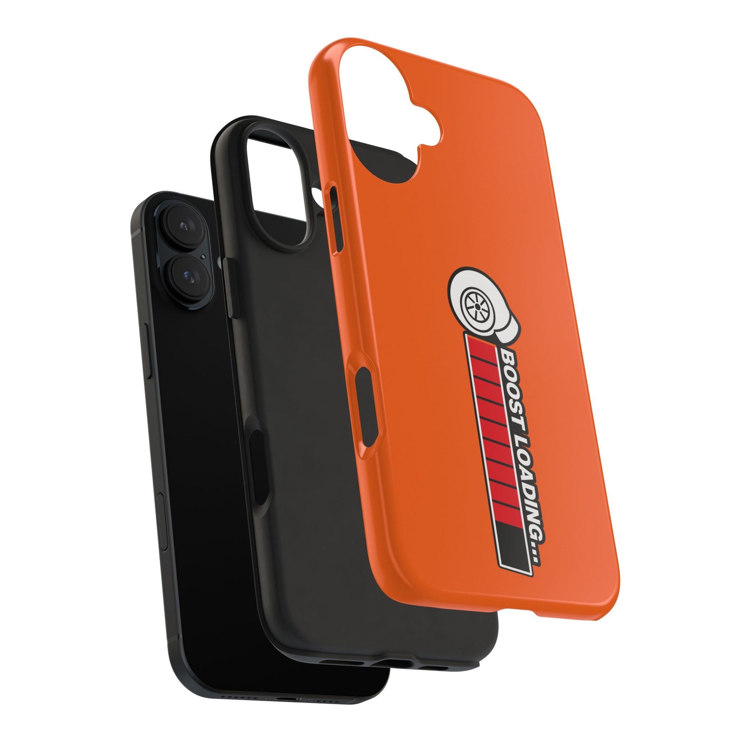 Orange Boost Loading Tough Phone Case for Car iPhone or Samsung phones