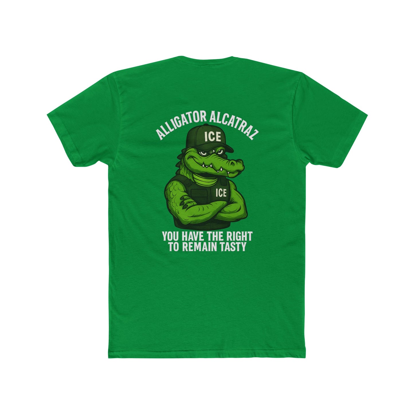 Funny Alligator Alcatraz T-Shirt - You Have the Right to Remain Tasty 10 Colors