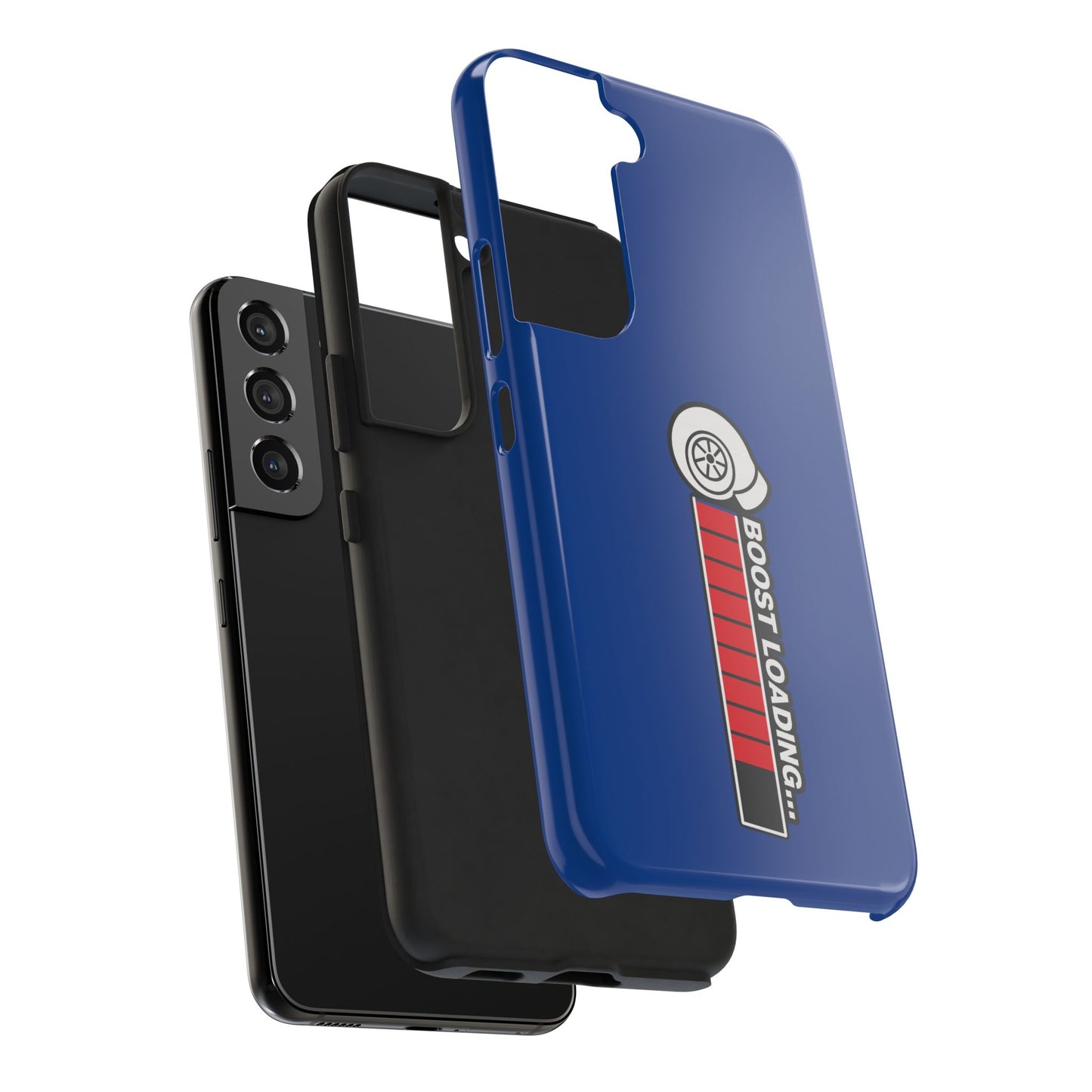 Blue Boost Loading Tough Phone Case for iPhone or Samsung phones