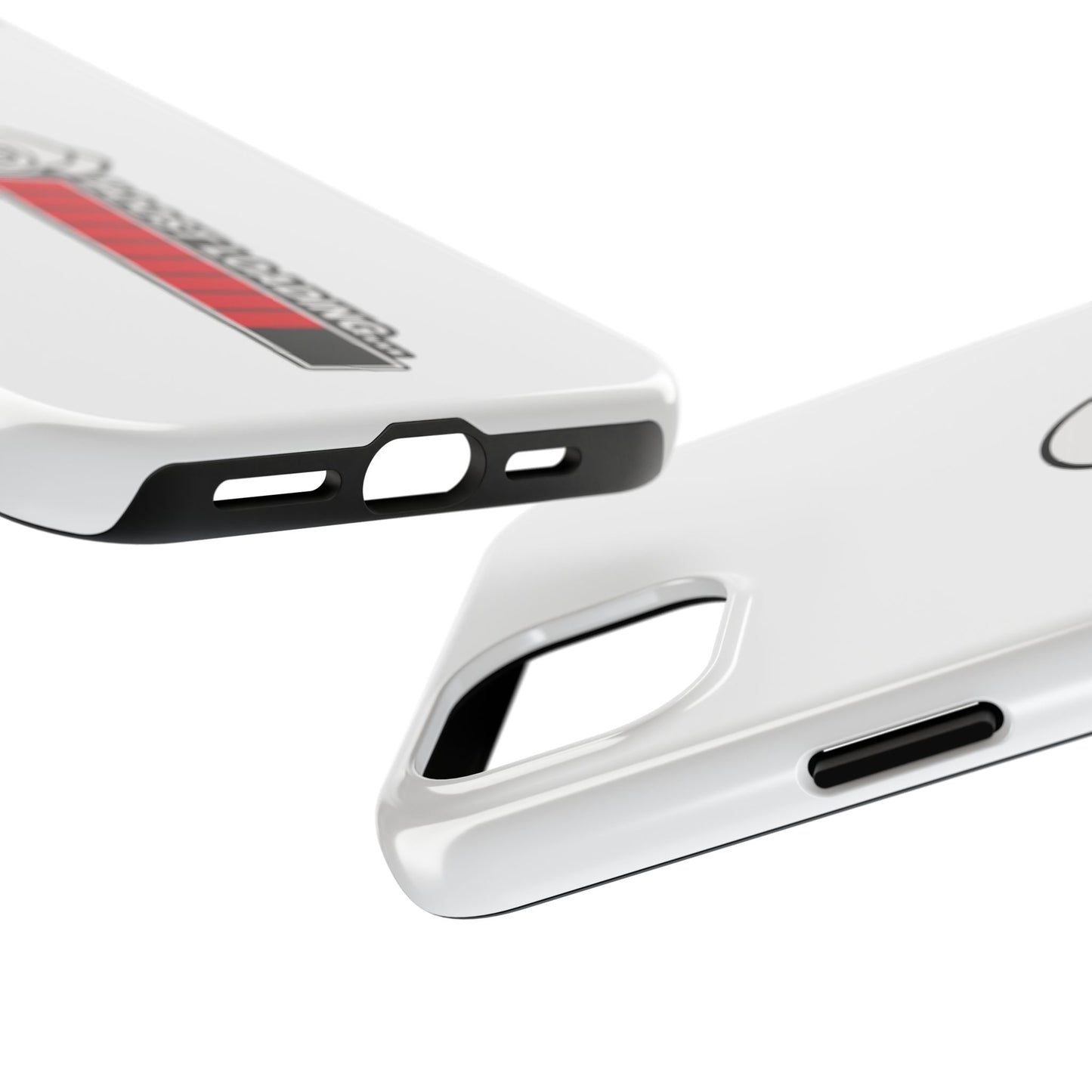 White Boost Loading Tough Phone Case For Apple or Samsung