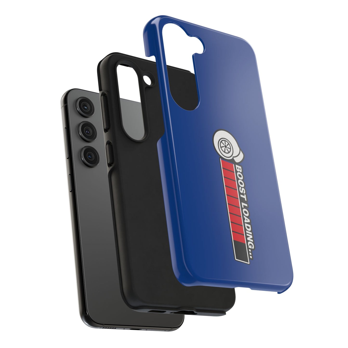 Blue Boost Loading Tough Phone Case for iPhone or Samsung phones