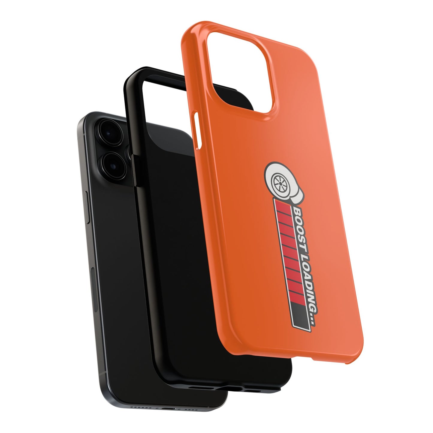 Orange Boost Loading Tough Phone Case for Car iPhone or Samsung phones