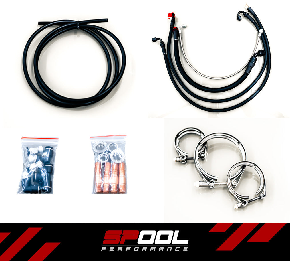 Spool Performance Billet Manifold B58 Gen 2 Top Mount Turbo Kit – BMW B58 Single Turbo Upgrade for Supra & BMW