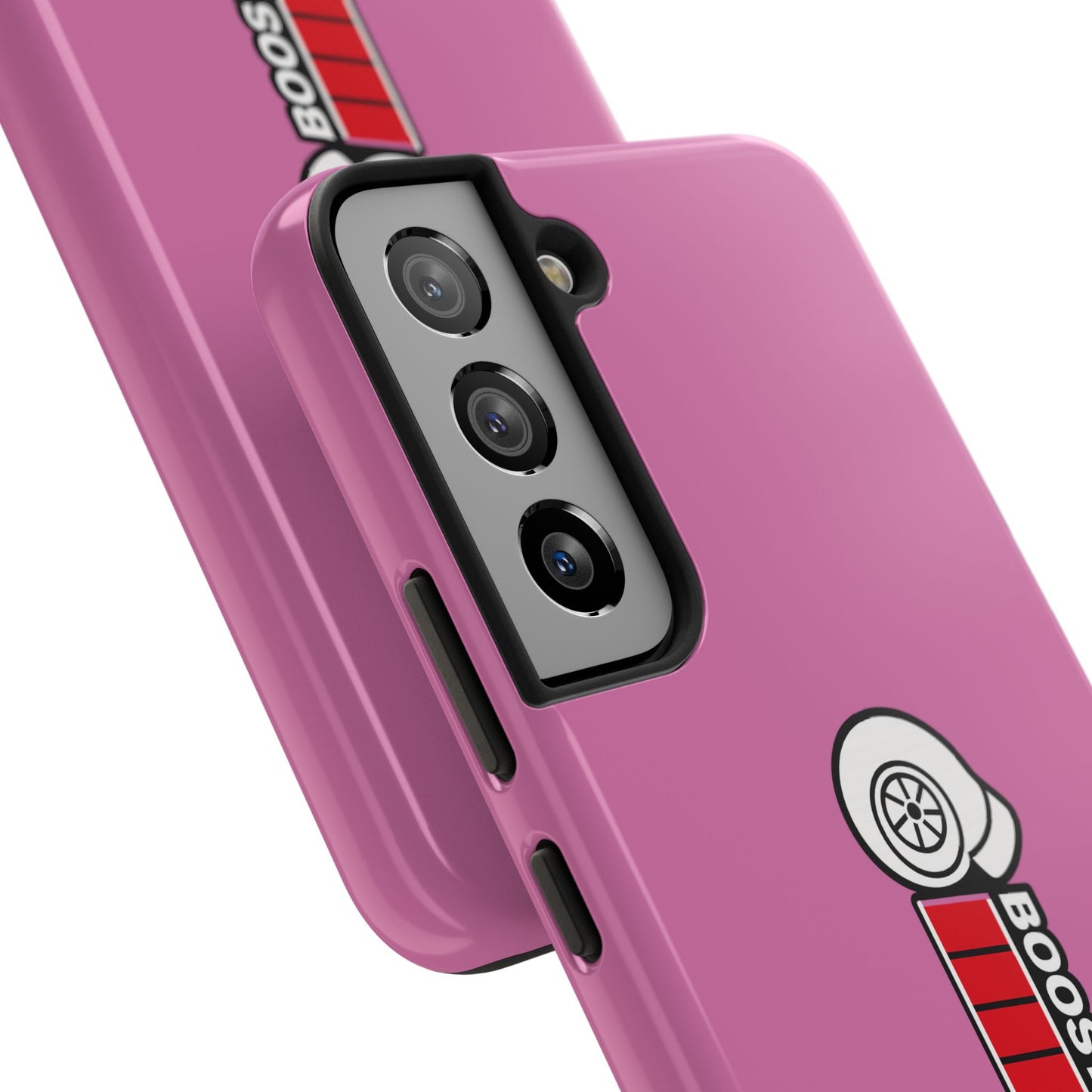 Pink Boost Loading Tough Phone Case for iPhone or Samsung phones
