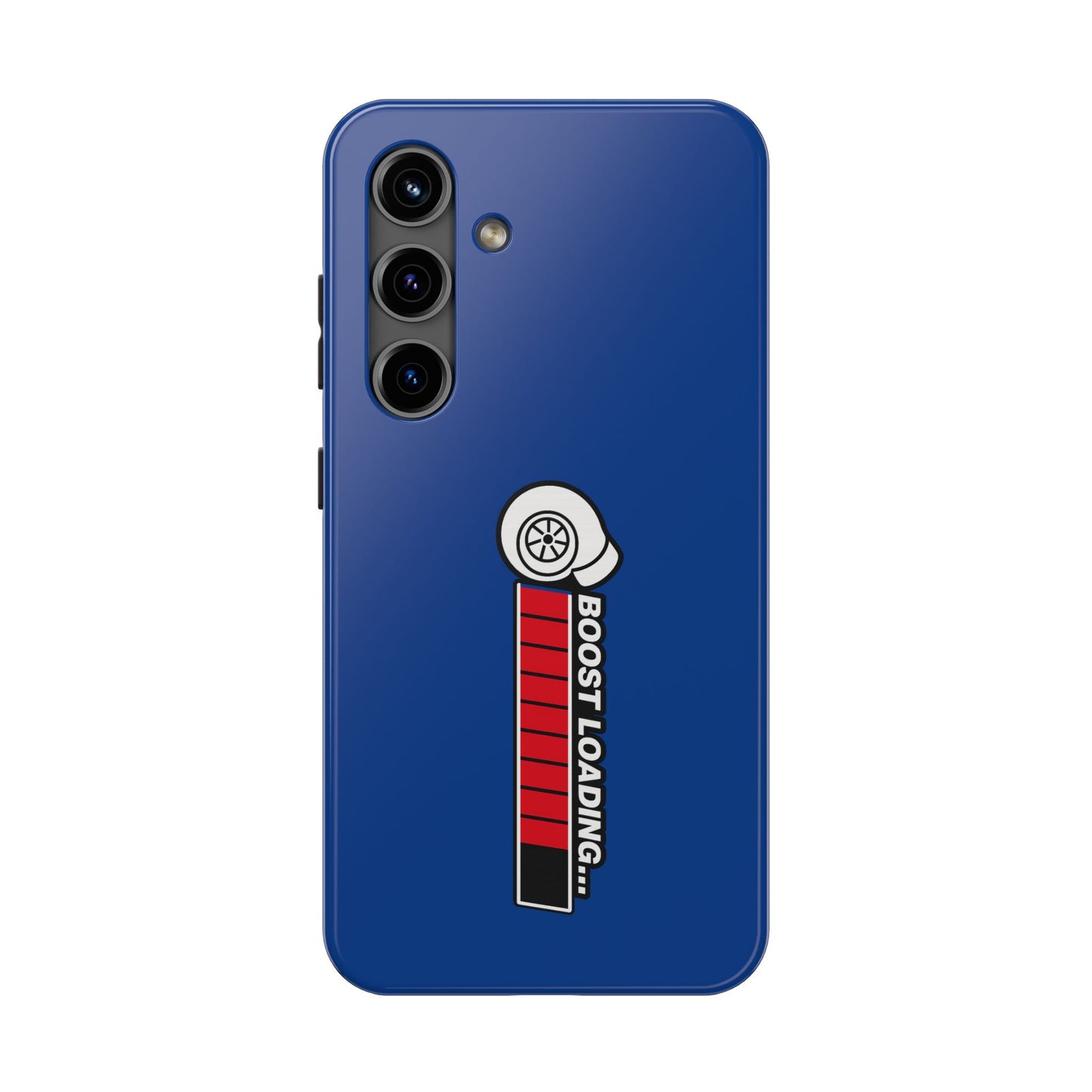 Blue Boost Loading Tough Phone Case for iPhone or Samsung phones