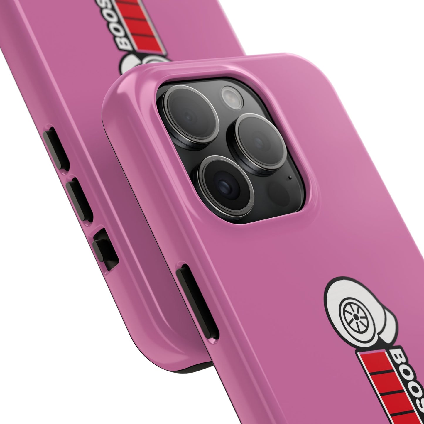 Pink Boost Loading Tough Phone Case for iPhone or Samsung phones