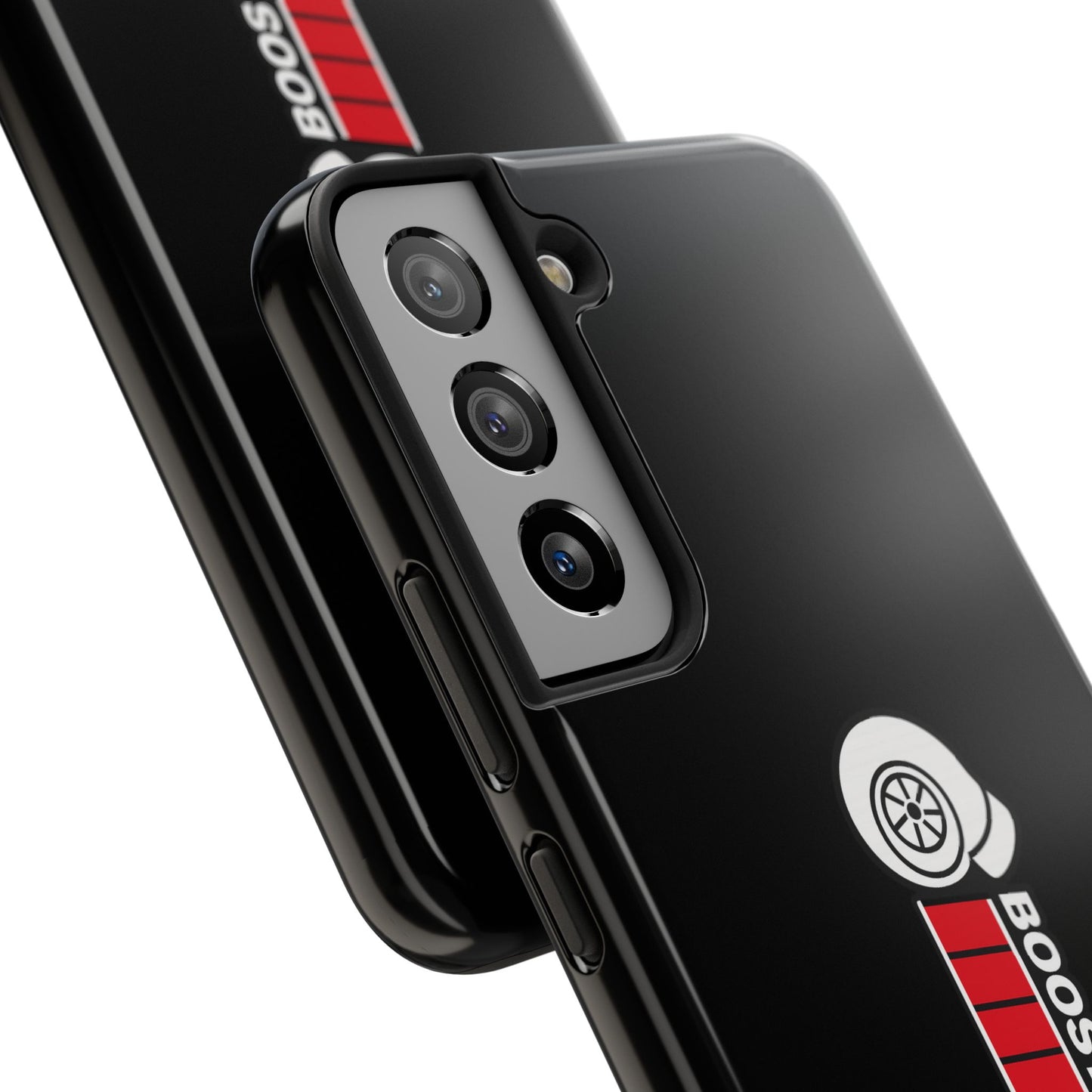 Black Boost Loading Tough Phone Case for iPhone or Samsung phones