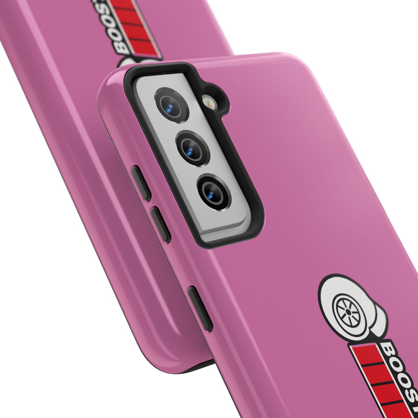 Pink Boost Loading Tough Phone Case for iPhone or Samsung phones