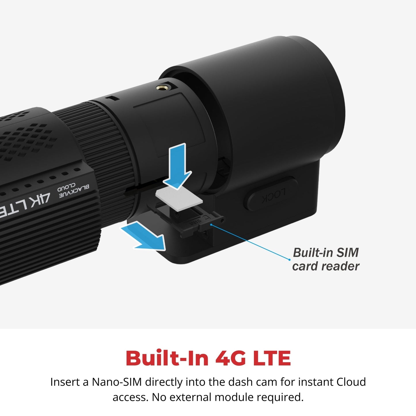 BlackVue DR970X-2CH LTE Plus II 4K UHD Cloud Dash Cam (NA Version)