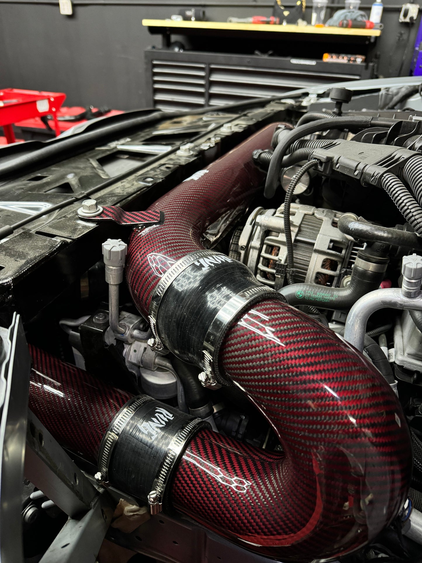 Rvng (G80,G82,G87) V2 S58 Full Carbon Front Mount Intake Kit