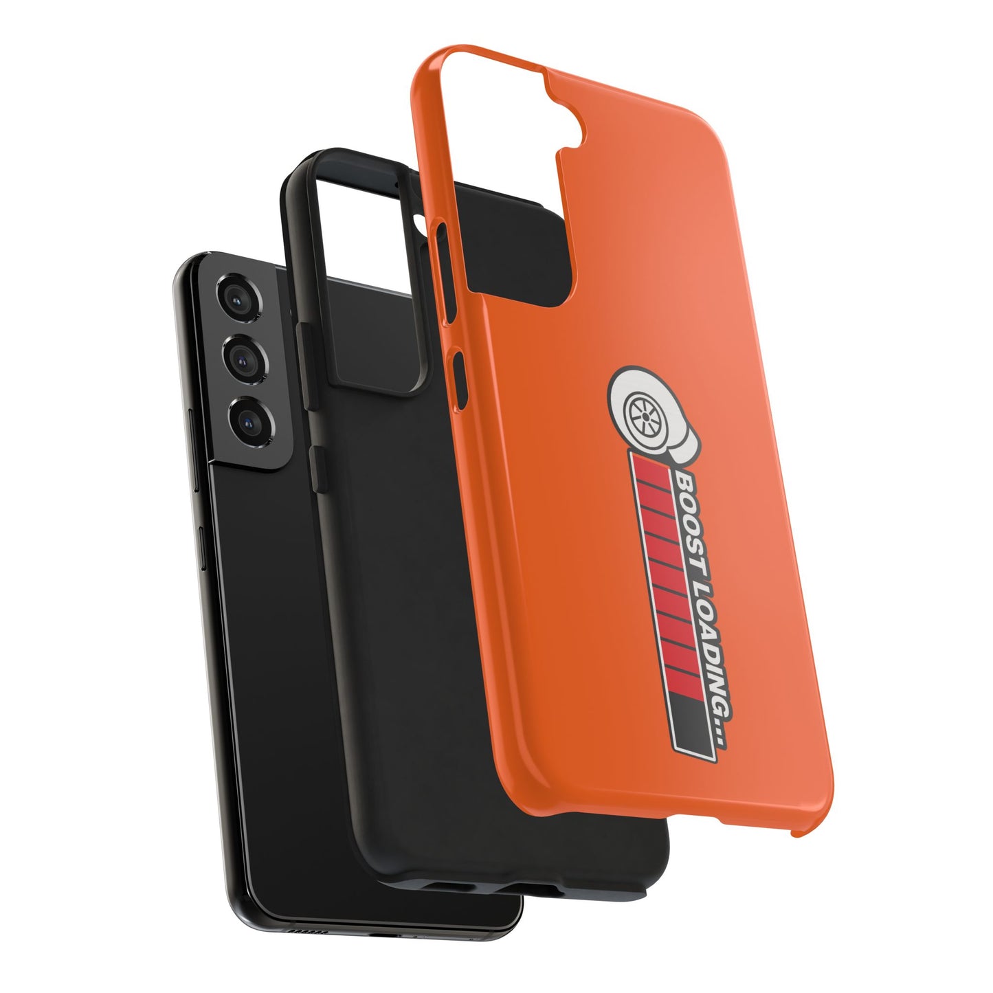 Orange Boost Loading Tough Phone Case for Car iPhone or Samsung phones