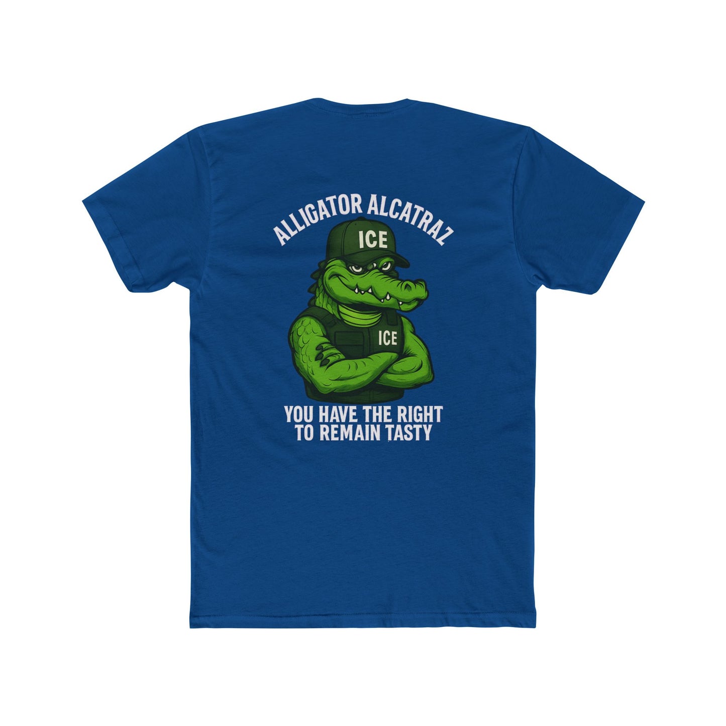 Funny Alligator Alcatraz T-Shirt - You Have the Right to Remain Tasty 10 Colors