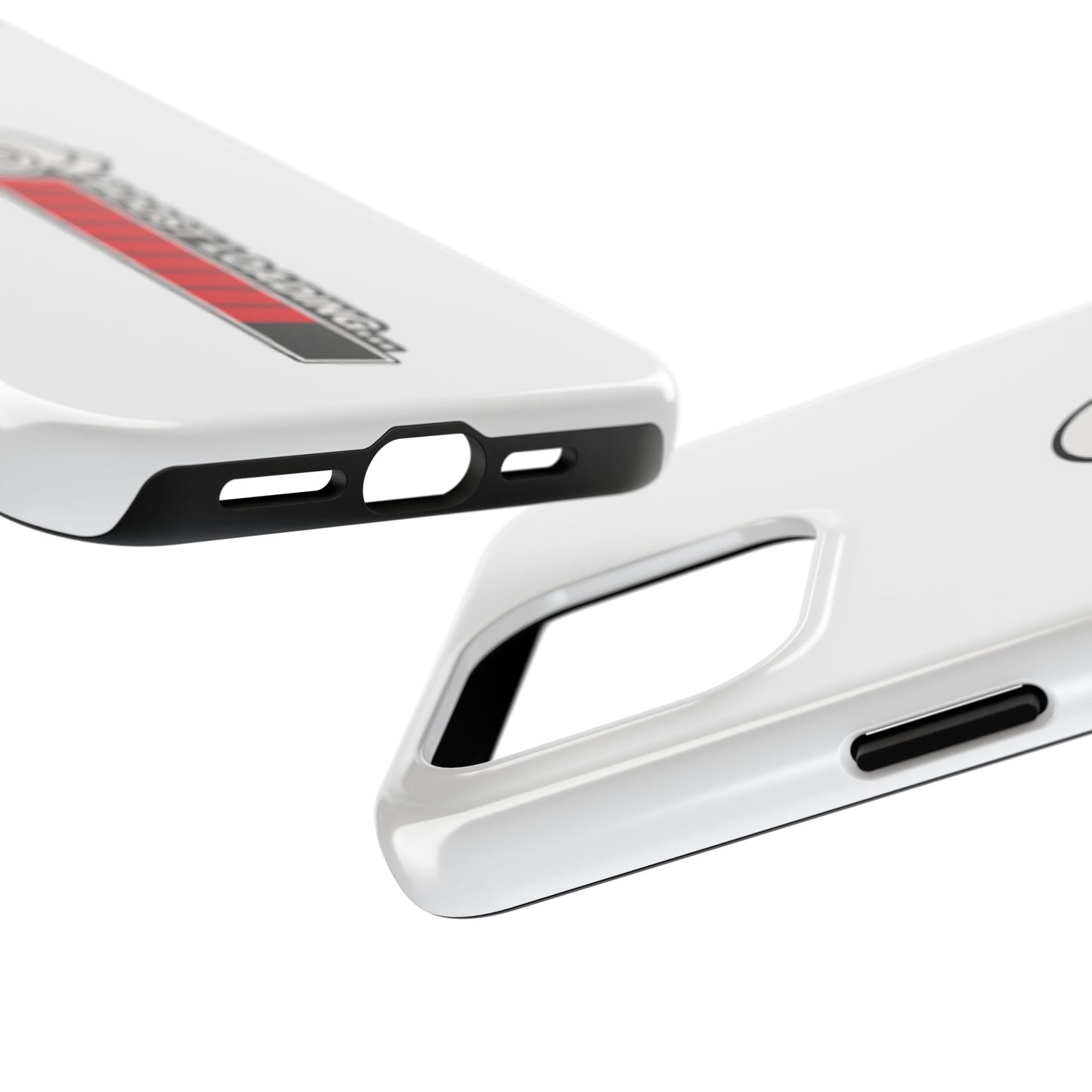 White Boost Loading Tough Phone Case For Apple or Samsung