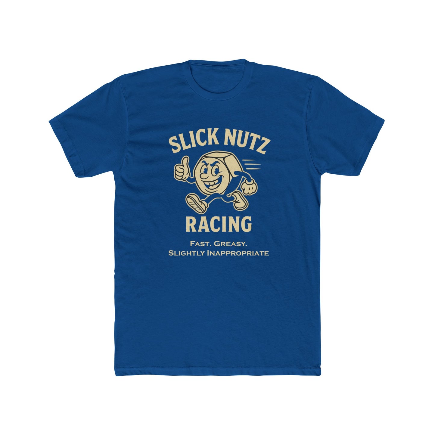 Slick Nutz Racing Tee Fast Greasy Inappropriate T-Shirt 10 colors
