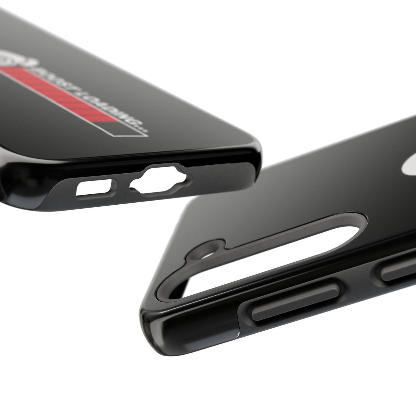 Black Boost Loading Tough Phone Case for iPhone or Samsung phones