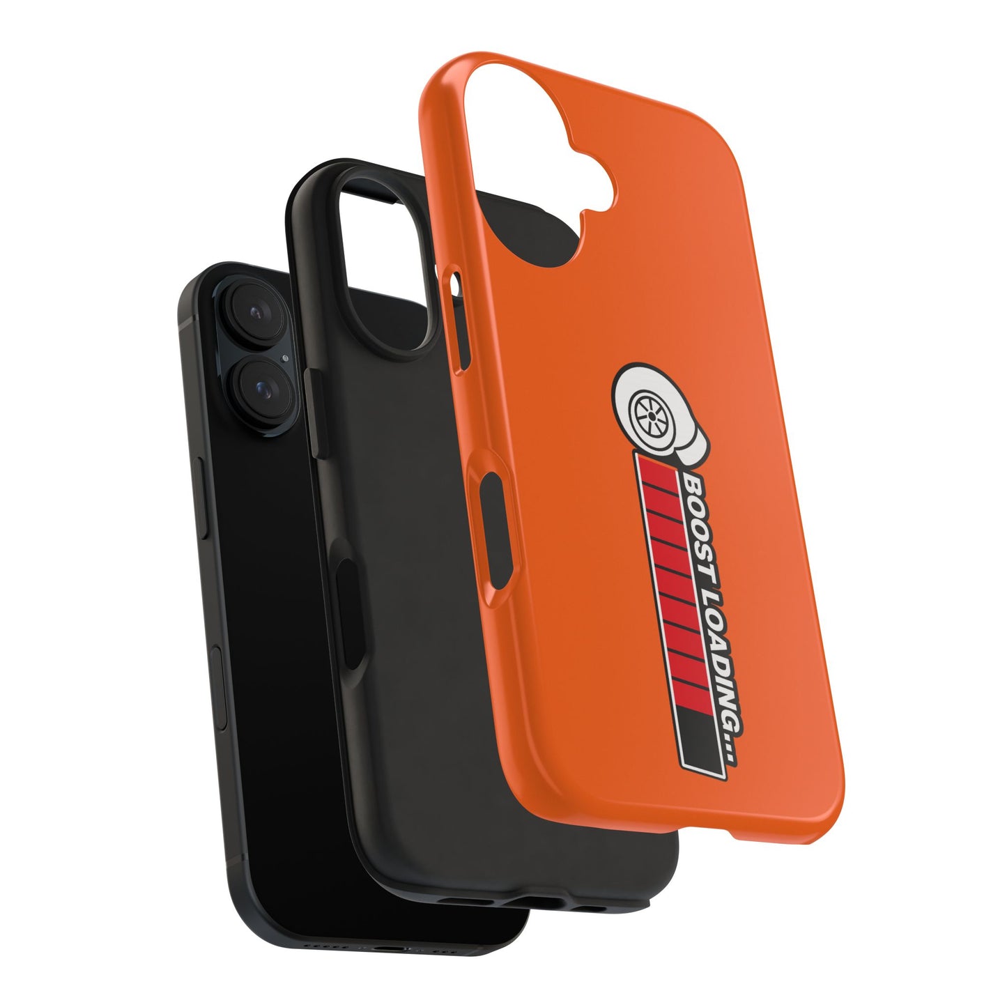 Orange Boost Loading Tough Phone Case for Car iPhone or Samsung phones