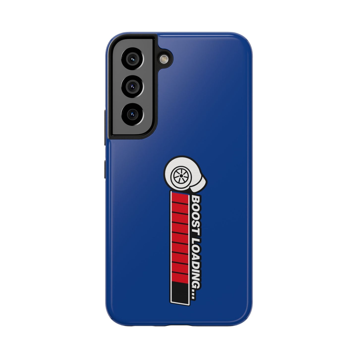 Blue Boost Loading Tough Phone Case for iPhone or Samsung phones