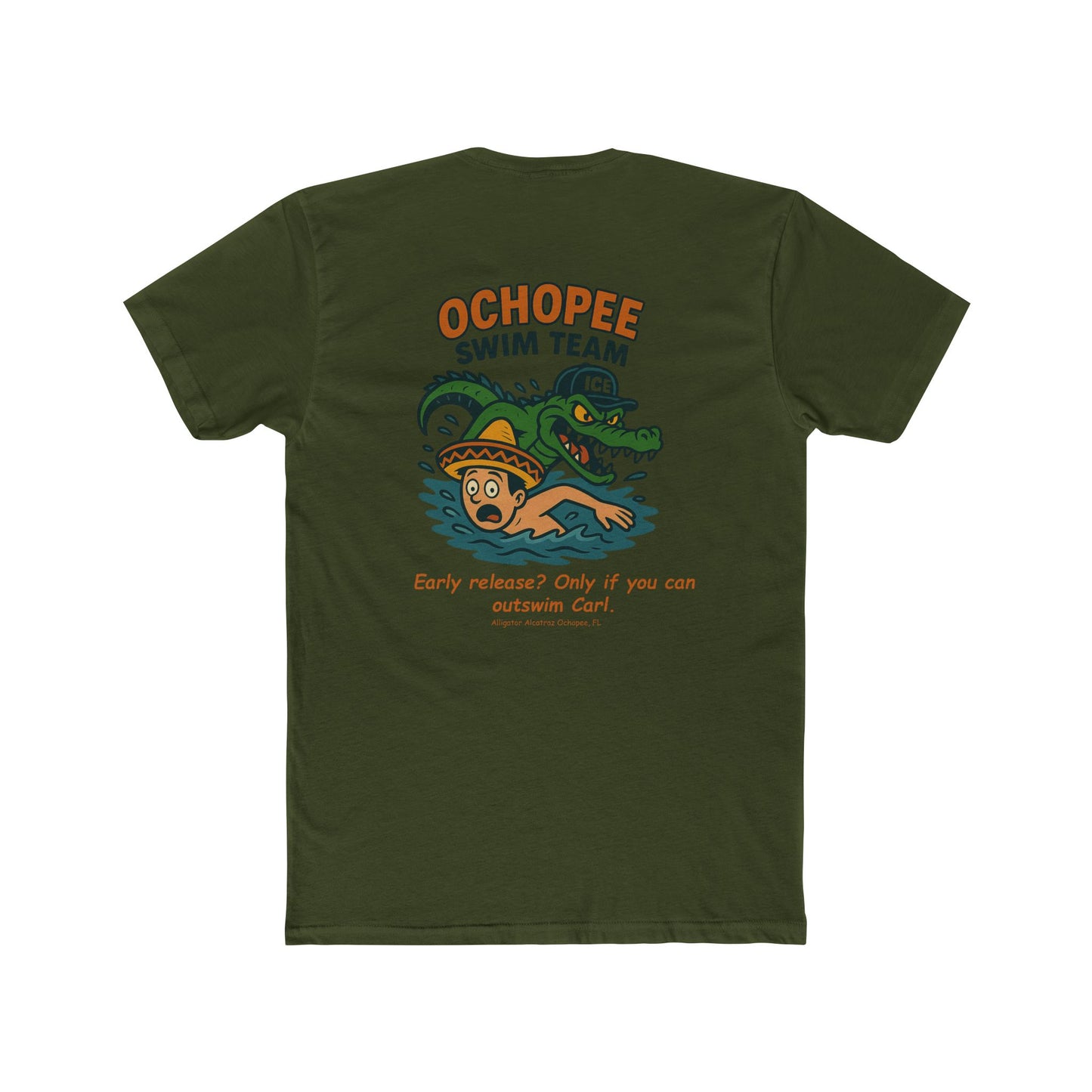 Ochoppee Swim Team Alligator Alcatraz TShirt 10 colors