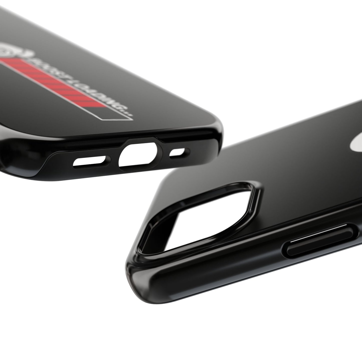 Black Boost Loading Tough Phone Case for iPhone or Samsung phones