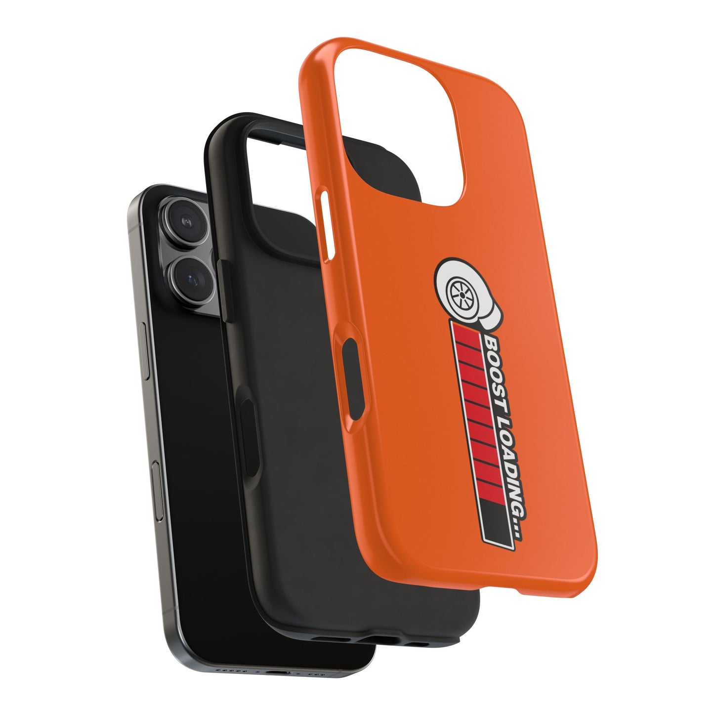 Orange Boost Loading Tough Phone Case for Car iPhone or Samsung phones
