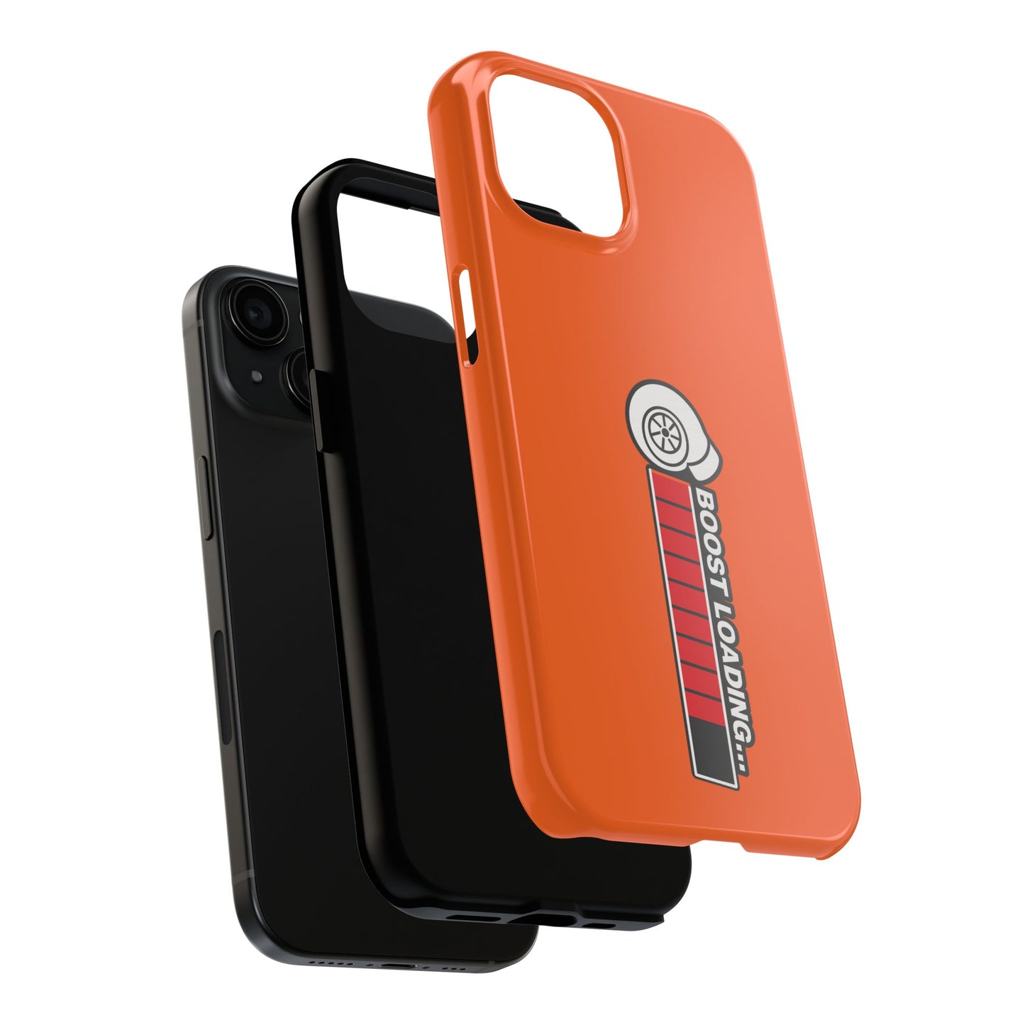 Orange Boost Loading Tough Phone Case for Car iPhone or Samsung phones