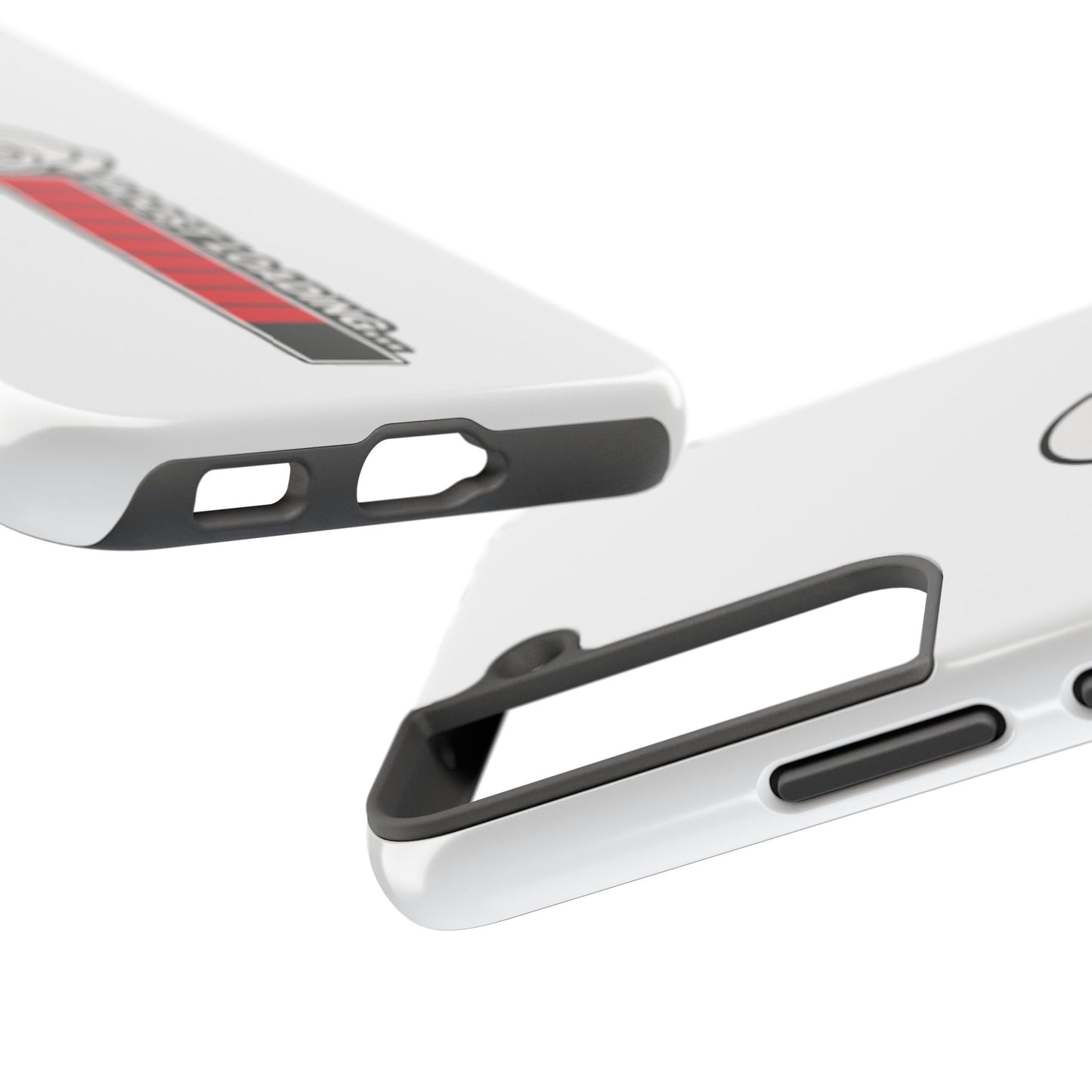 White Boost Loading Tough Phone Case For Apple or Samsung