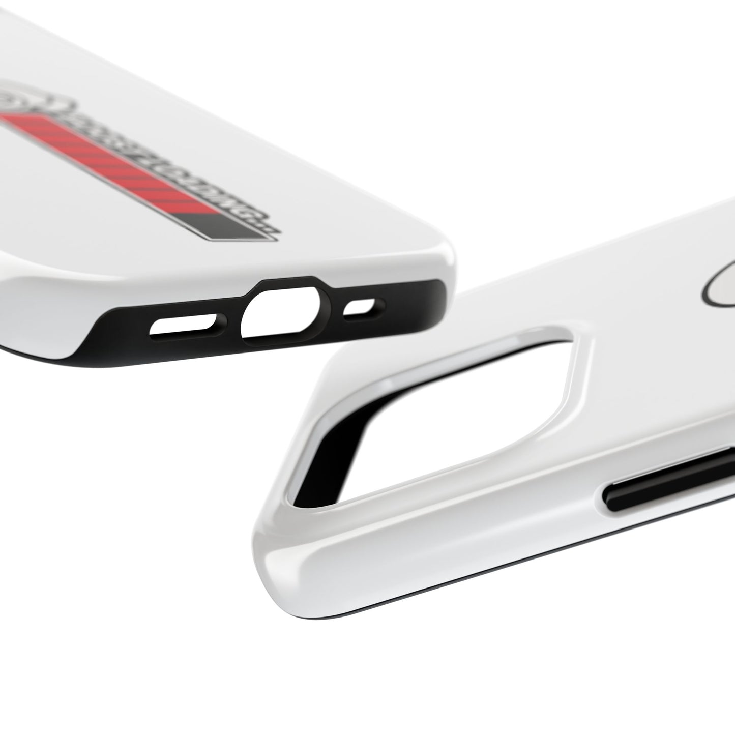 White Boost Loading Tough Phone Case For Apple or Samsung