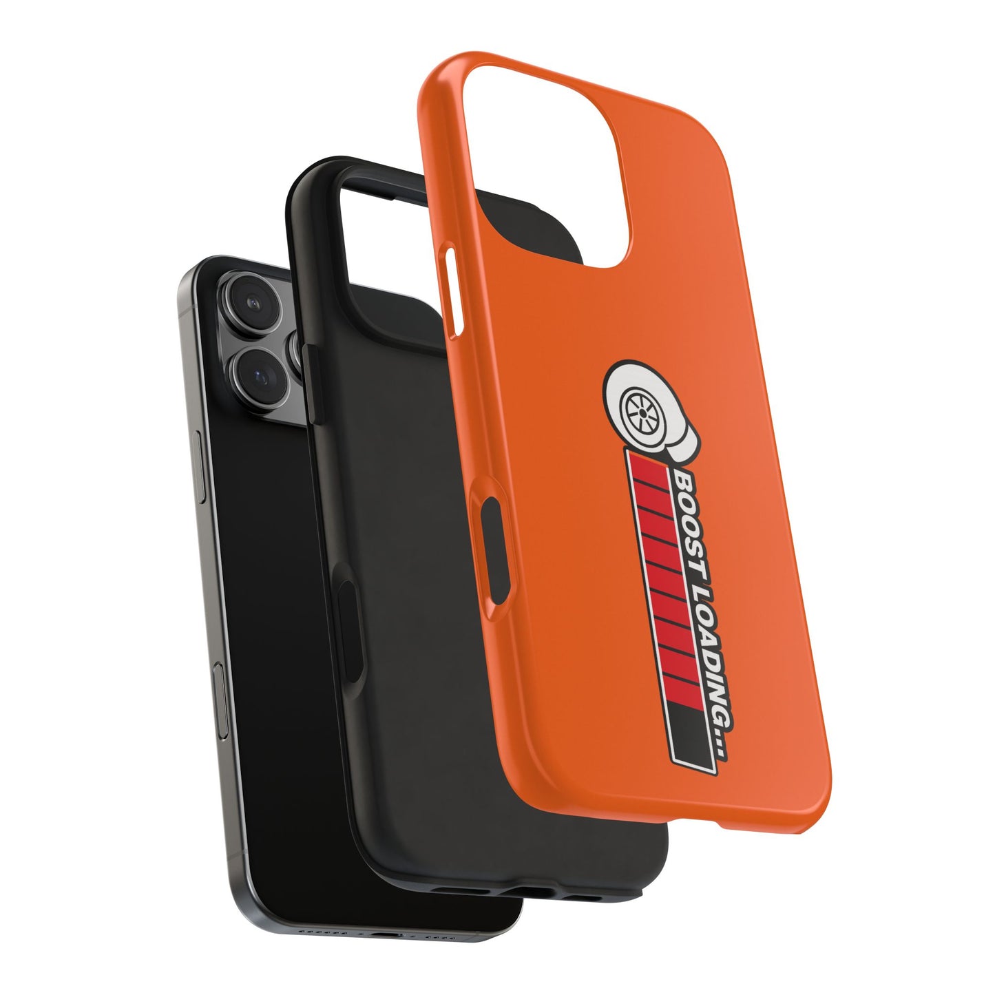Orange Boost Loading Tough Phone Case for Car iPhone or Samsung phones