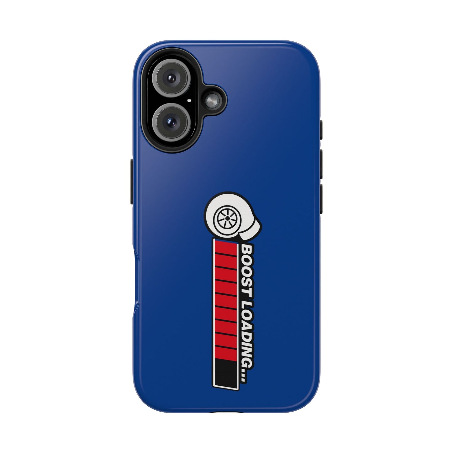Blue Boost Loading Tough Phone Case for iPhone or Samsung phones